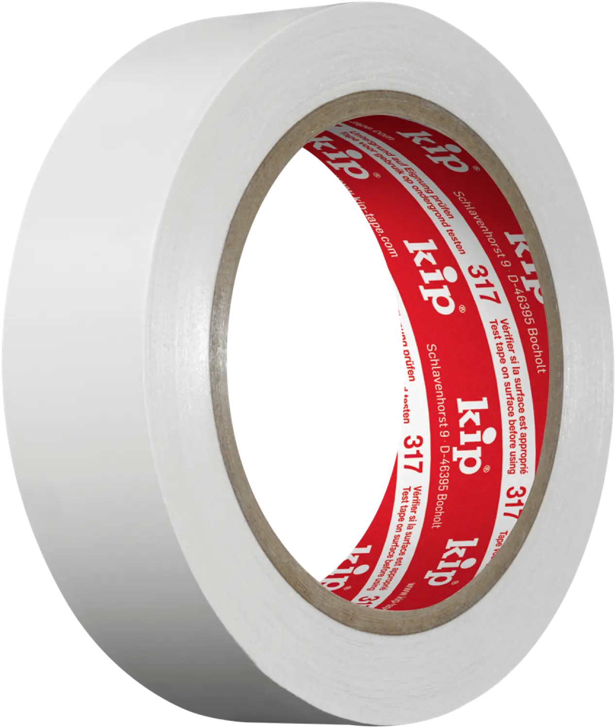 Kip Tape 317-53 Ruban de masquage en PVC Premium Plus - Lisse - Blanc - 30 mm x 33 m