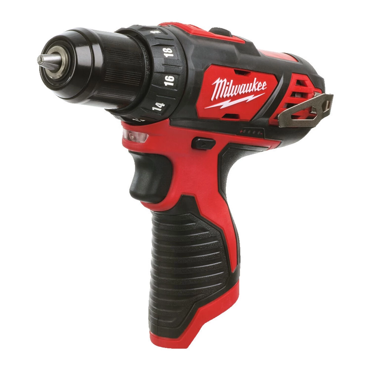 Milwaukee M12 BDD-202C - Set perceuse visseuse Li-Ion 12V (2x batterie 2.0Ah) dans mallette - 30Nm-image