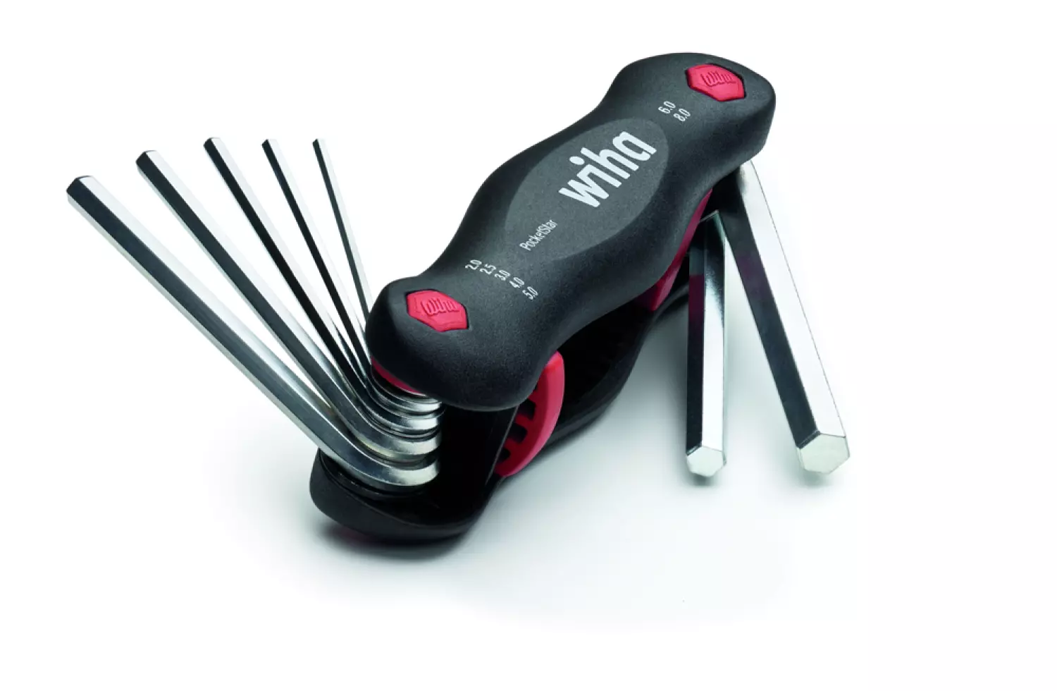 Wiha E-schoevendraaier SpeedE PocketDrive met Bitbox en tas + 7-delige Multitool PocketStar inbussleutelset-image