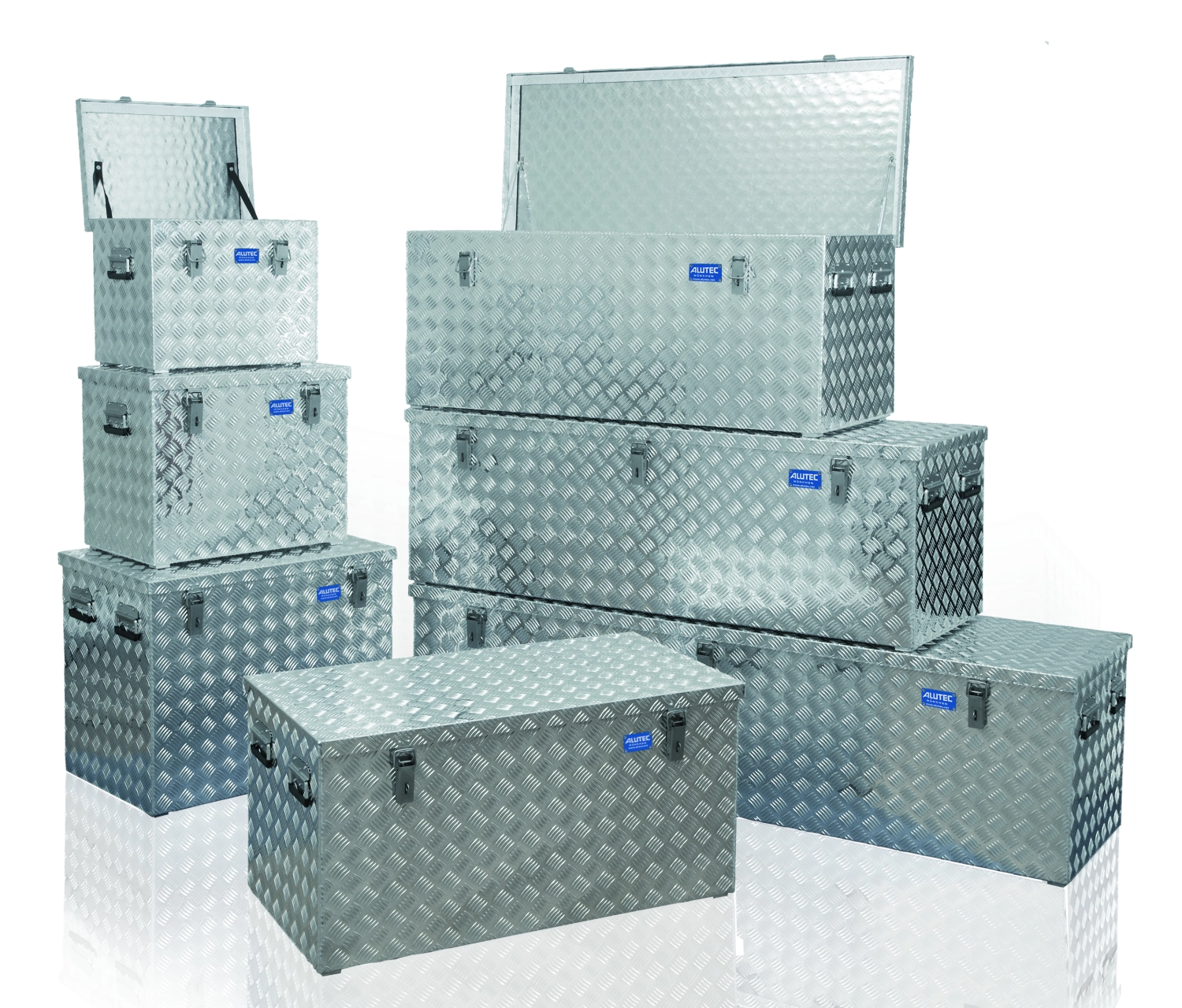 Alutec ALU15069 Caisse en aluminium - 37,5 x 57,8 x 37 cm-image