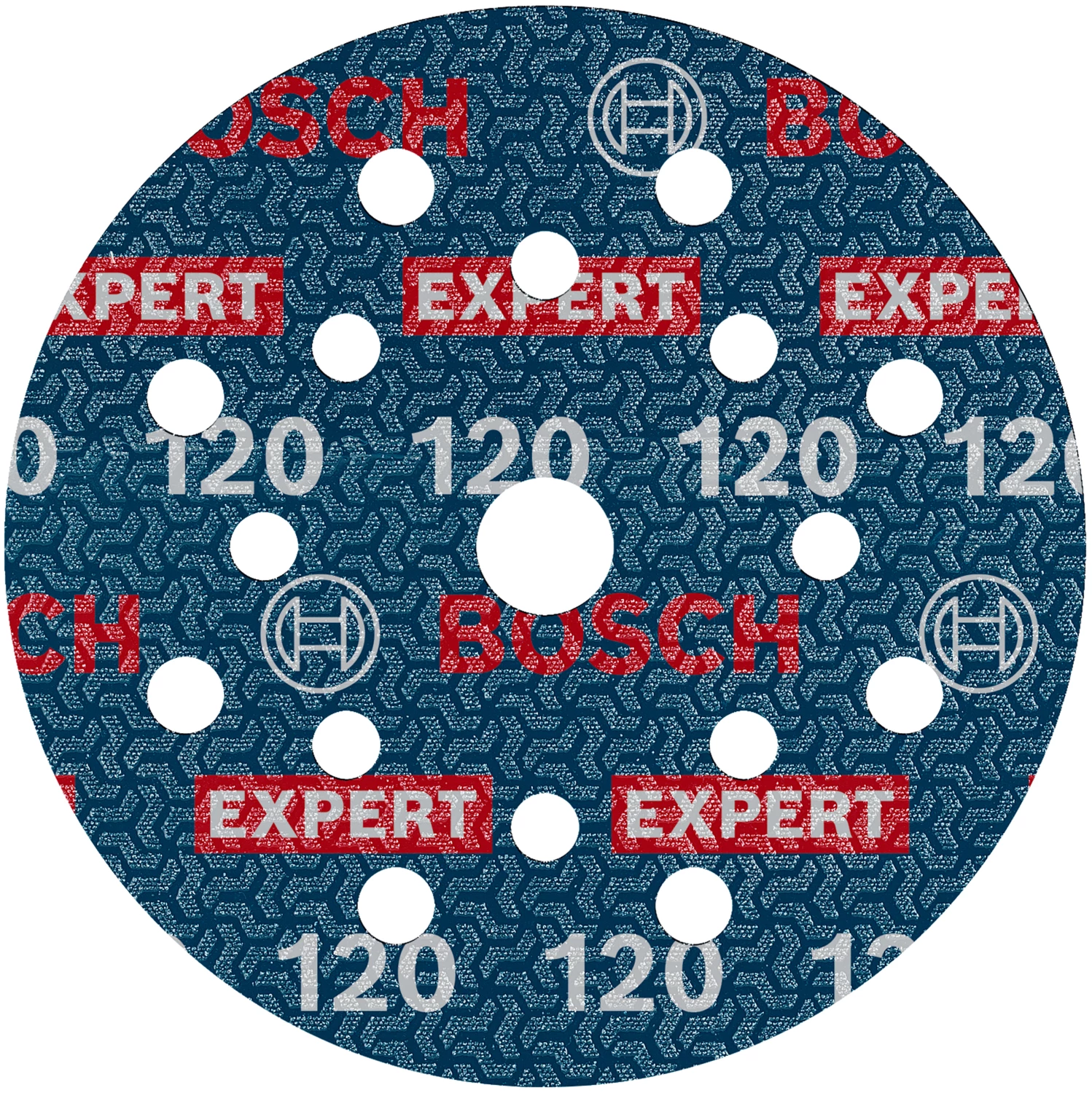 Bosch 2608902410 Disque abrasif EXPERT O780 avec support film - 125 mm - K120 (50 pièces)-image