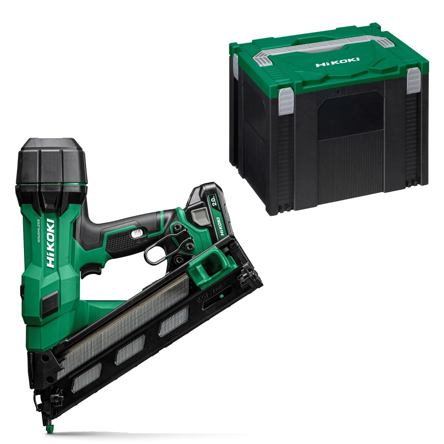 HiKOKI NT1865DAAW9Z Cloueuse sans fil Li-ion 18V en HSC IV - 32-65mm - calibre 15-image