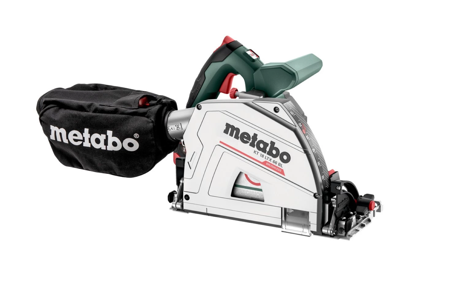 Metabo KT 18 LTX 66 BL 18V Li-ion accu invalcirkelzaag set (2x 8.0Ah accu) incl. geleiderail in metaBOX - 165 x 20mm - koolborstelloos-image