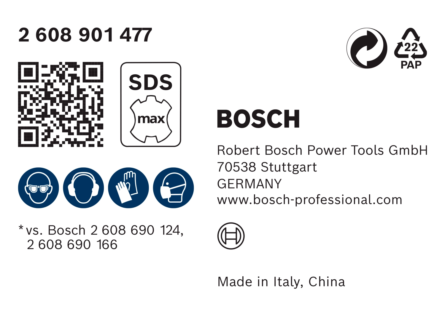 Bosch 2608901477 Adaptateur  EXPERT SDS Clean pour burin plat SDS Max - 25x400 mm-image