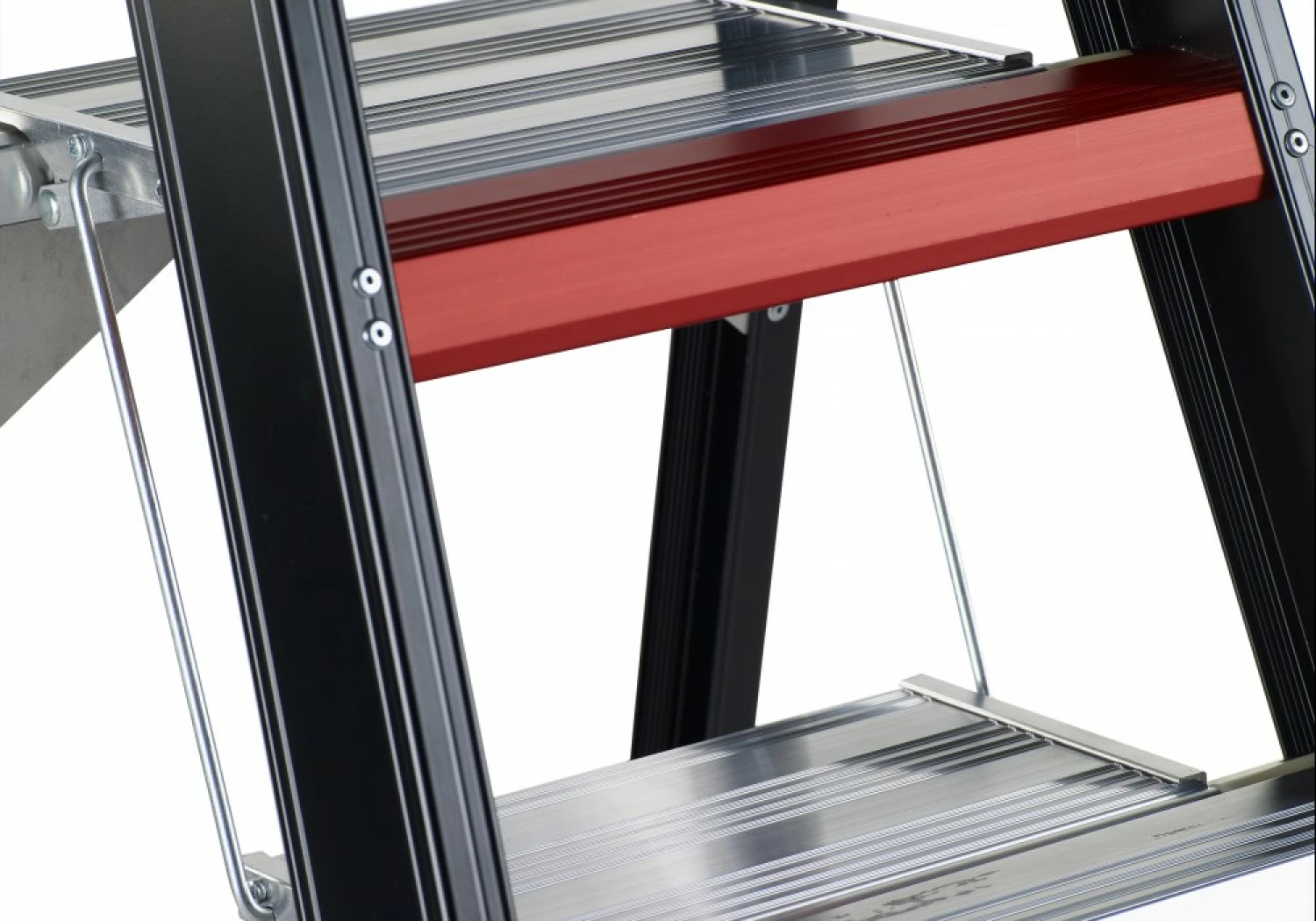 Altrex Taurus TGB 6 Trap - Enkel - Aluminium met coating - 6 treden - max. werkhoogte 3,4m-image