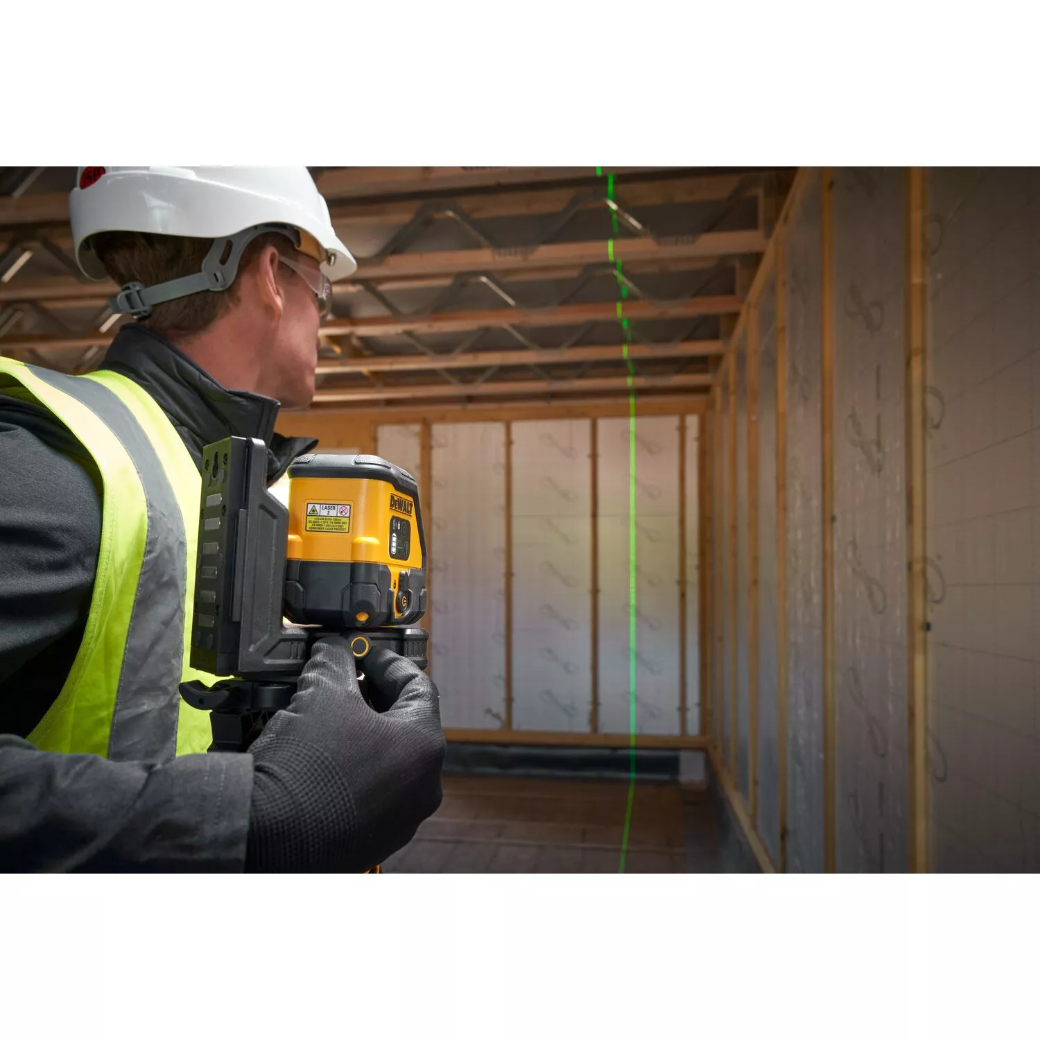DeWALT DCLE14201GB Laser croisé dans un sac - vert - 2 lignes - 45 m - IP54-image
