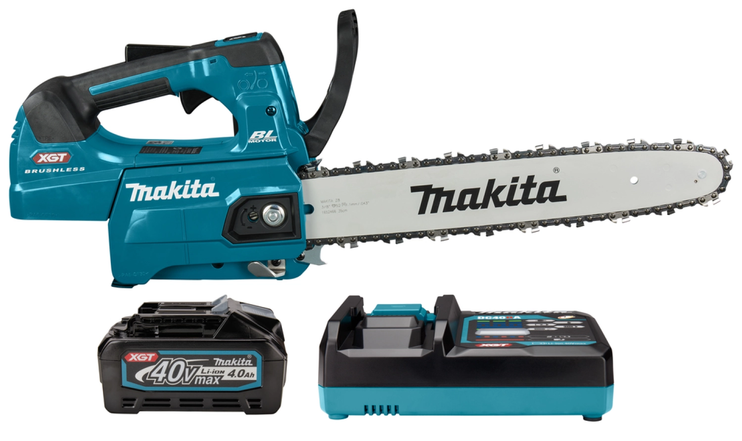 Makita UC004GM101 XGT 40V Max Tophandle kettingzaag set (1x 4,0Ah) - 35 cm - koolborstelloos-image