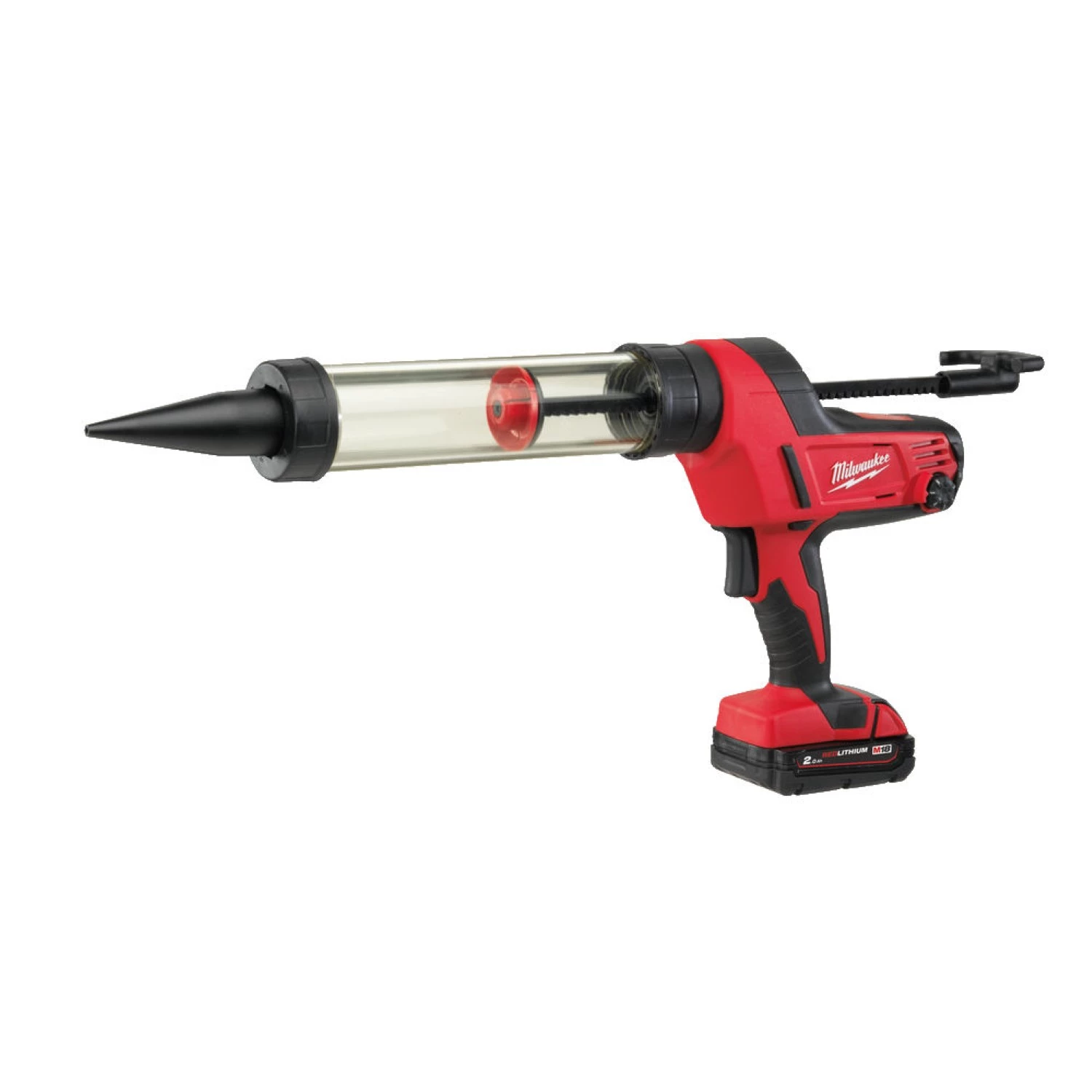 Milwaukee C18 PCG/400T-201B Li-Ion pistolet à colle / mastic avec porte-cartouche - 18V-image