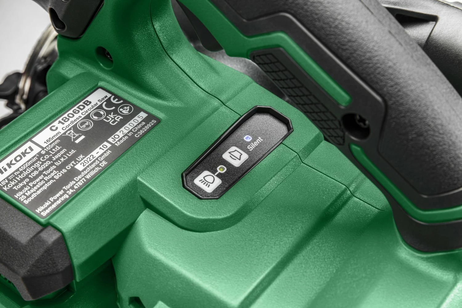 HiKOKI C1806DBWPZ 18V Li-ion accu cirkelzaag set (2x 5.0Ah accu) in HSC IV Koffer - 165mm-image