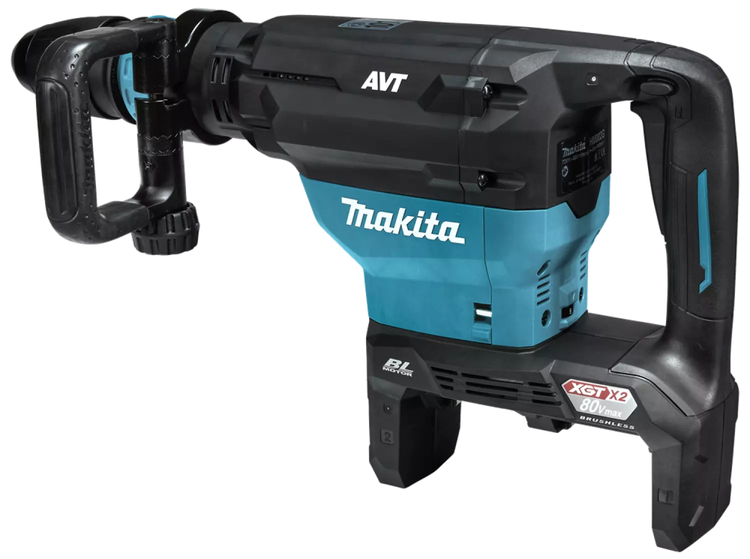 MAKITA HM002GZ03 - Perforateur burineur sans-fil - - 2 x XGT 40V max Li-ion- machine seule dans coffret - 20,9j-image