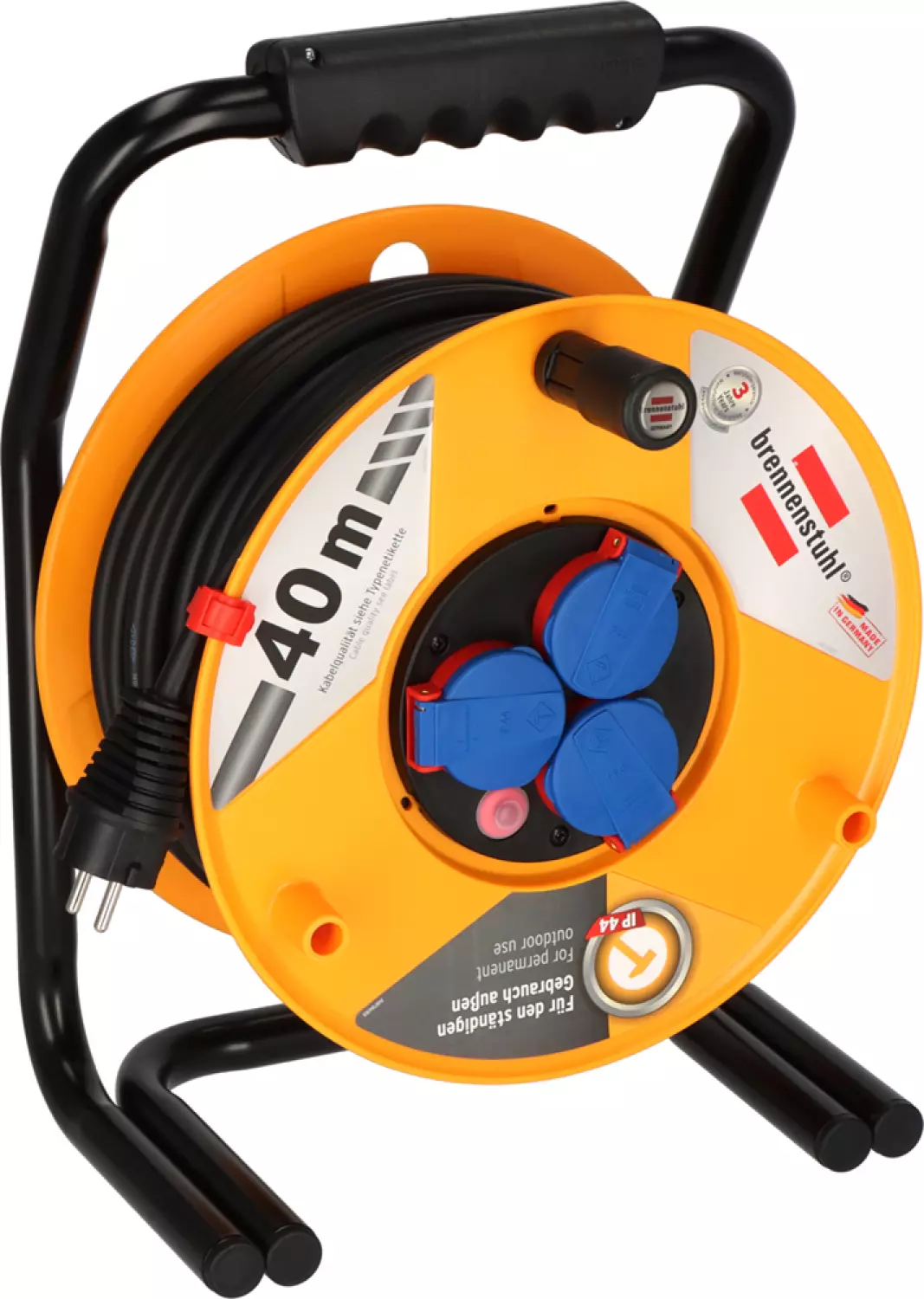 Brennenstuhl 1318940 Brobusta IP44 kabelhaspel - H07RN-F 3G2,5 - 40m-image