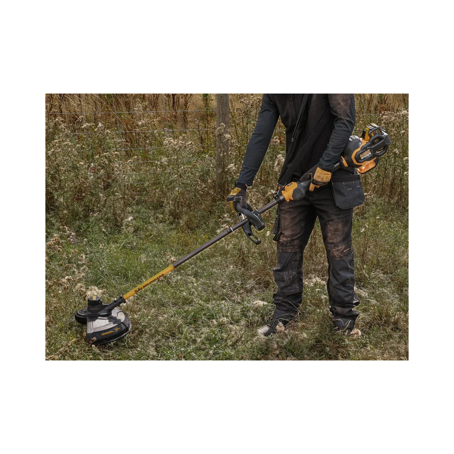 DeWALT DCM571X1-QW 54V XR FLEXVOLT Li-Ion accu grastrimmer / bosmaaier set (1x 9,0Ah accu)