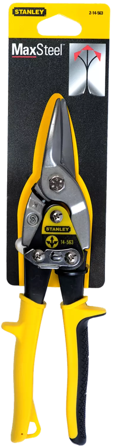 Stanley 2-14-563 FatMax Blikschaar zware bekken - Recht - 250mm - Geel-image