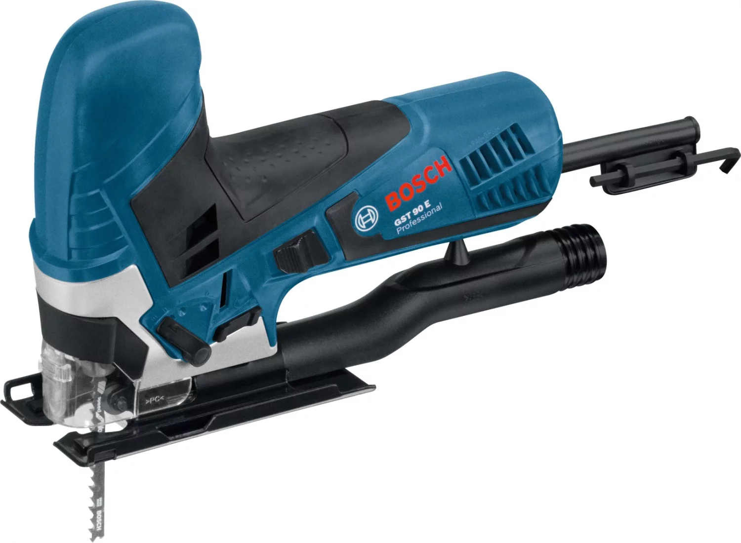 Bosch GST 90 E Scie Sauteuse avec 25 lames dans coffret - 650 W - Poignée en T - variable-image