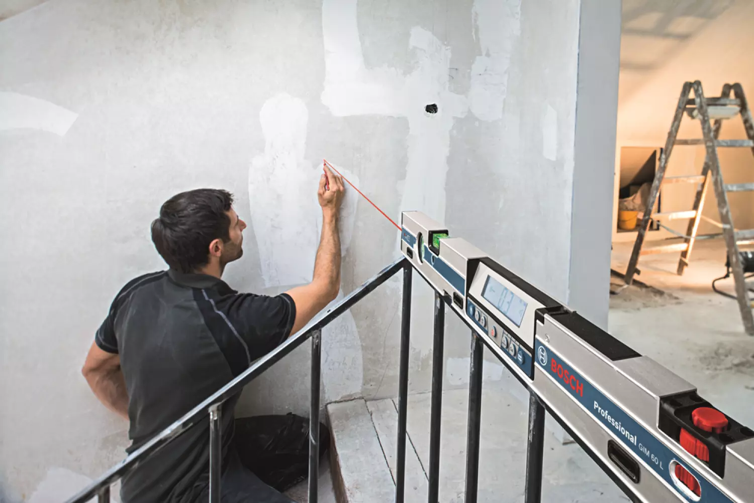 Bosch GIM 60 L Digitale hellingmeter in tas - 360-image