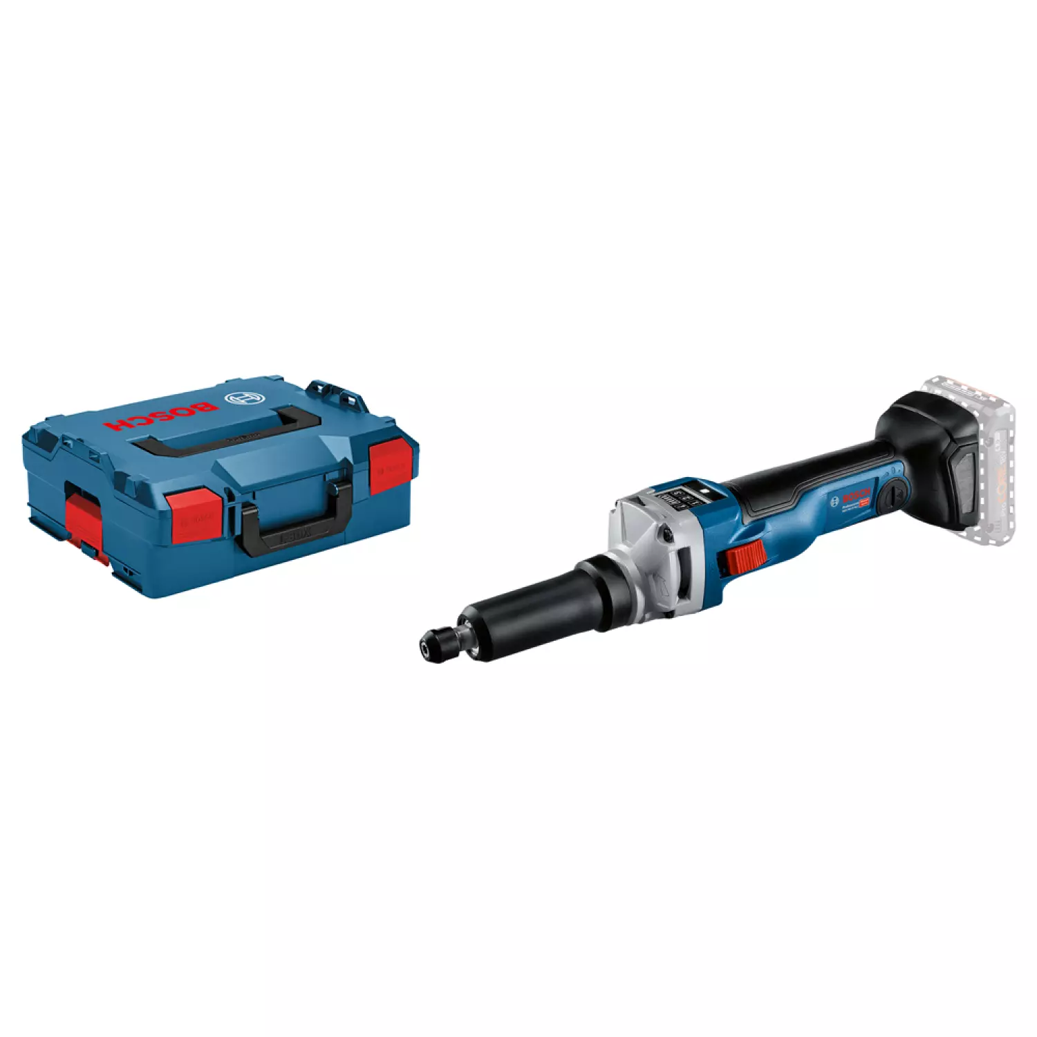 BOSCH GGS 18V-10 SLC Meuleuse sans fil - 18V Li-ion - 6 mm - Brushless - Machine seule - Brushless-image