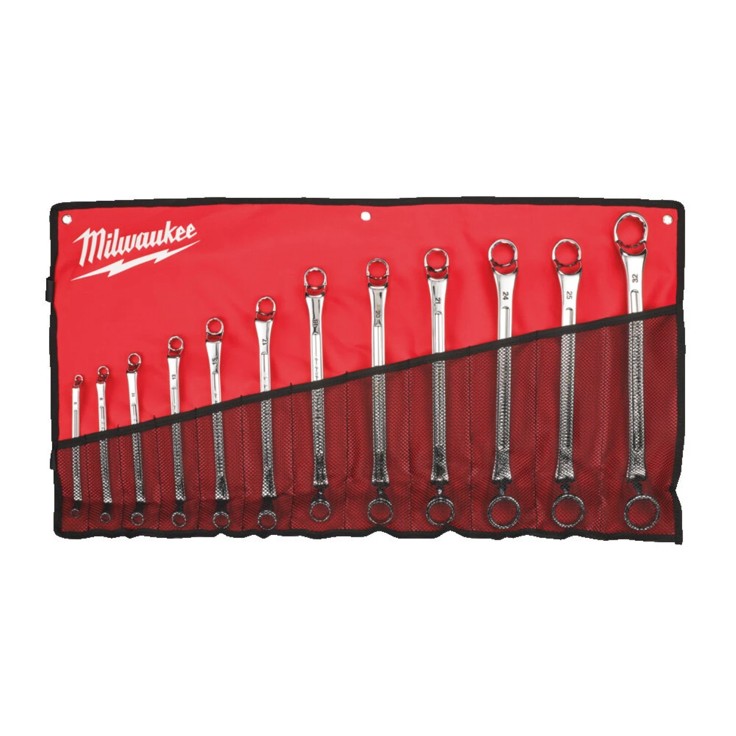Milwaukee 4932492738 Jeu de clés à anneaux 12 pièces en coffret - 6-32 mm-image