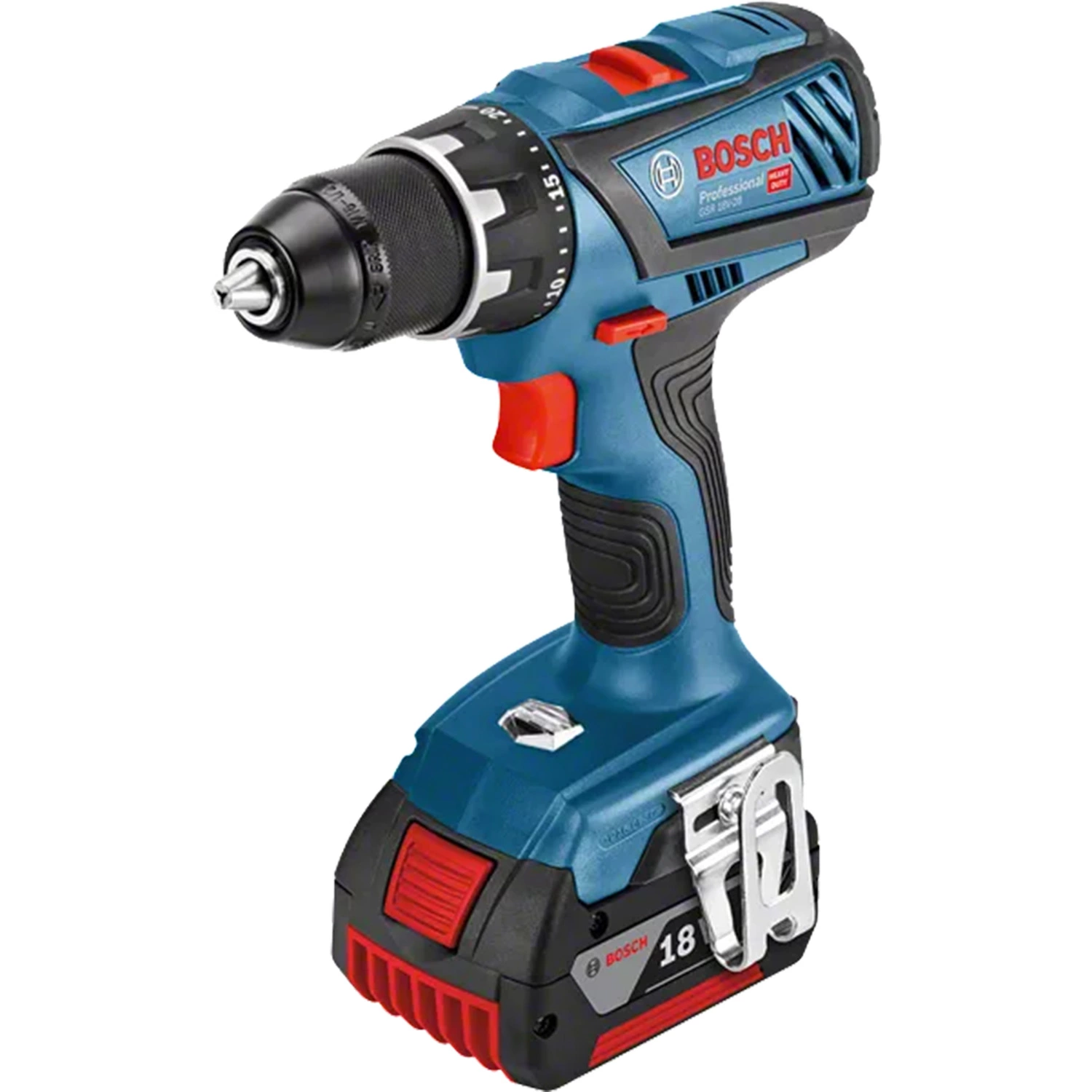 Bosch GSR 18V-28 18V LI-ion Battery Vis Drill Set (2x 4.0h) dans L-Boxx-63Nm-image