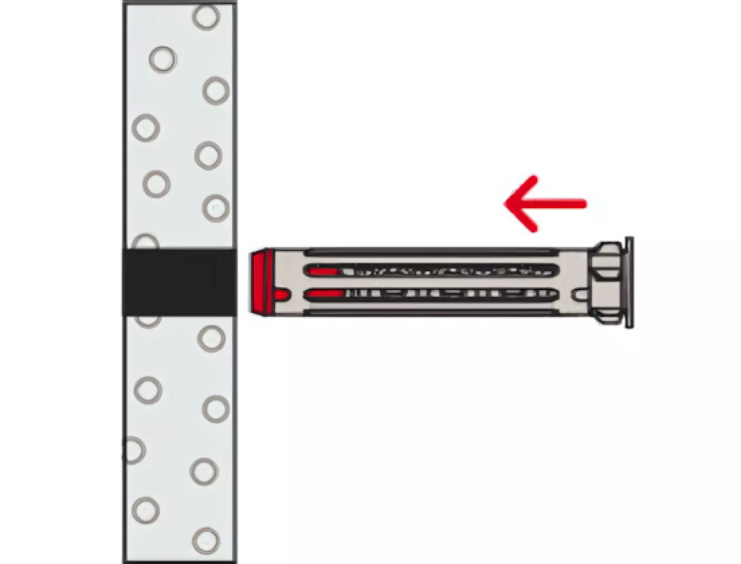 Fischer 572921 Hollewandplug DuoHM 5 X 55 S PH PZ, bolkopbout met PZ opname-image