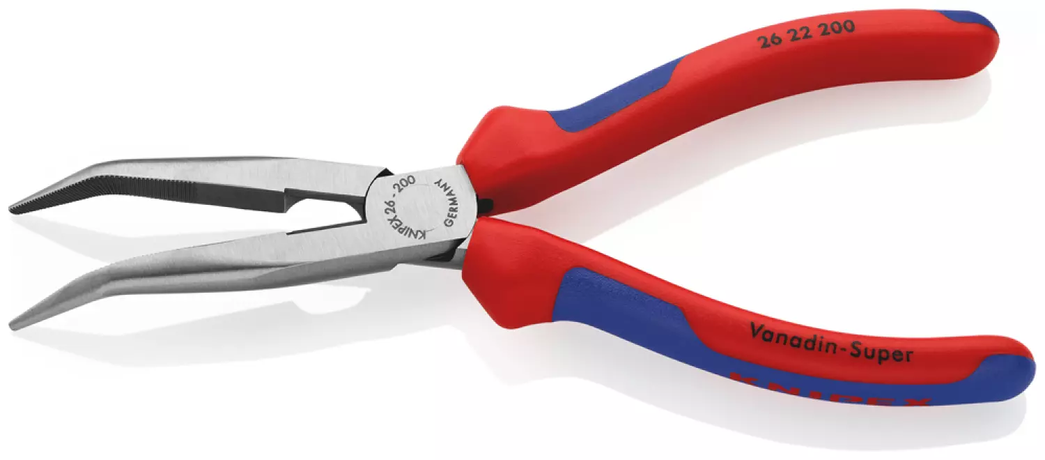 Knipex 26 22 200 - Pince demi-ronde avec tranchant (pince bec de cigogne)-image