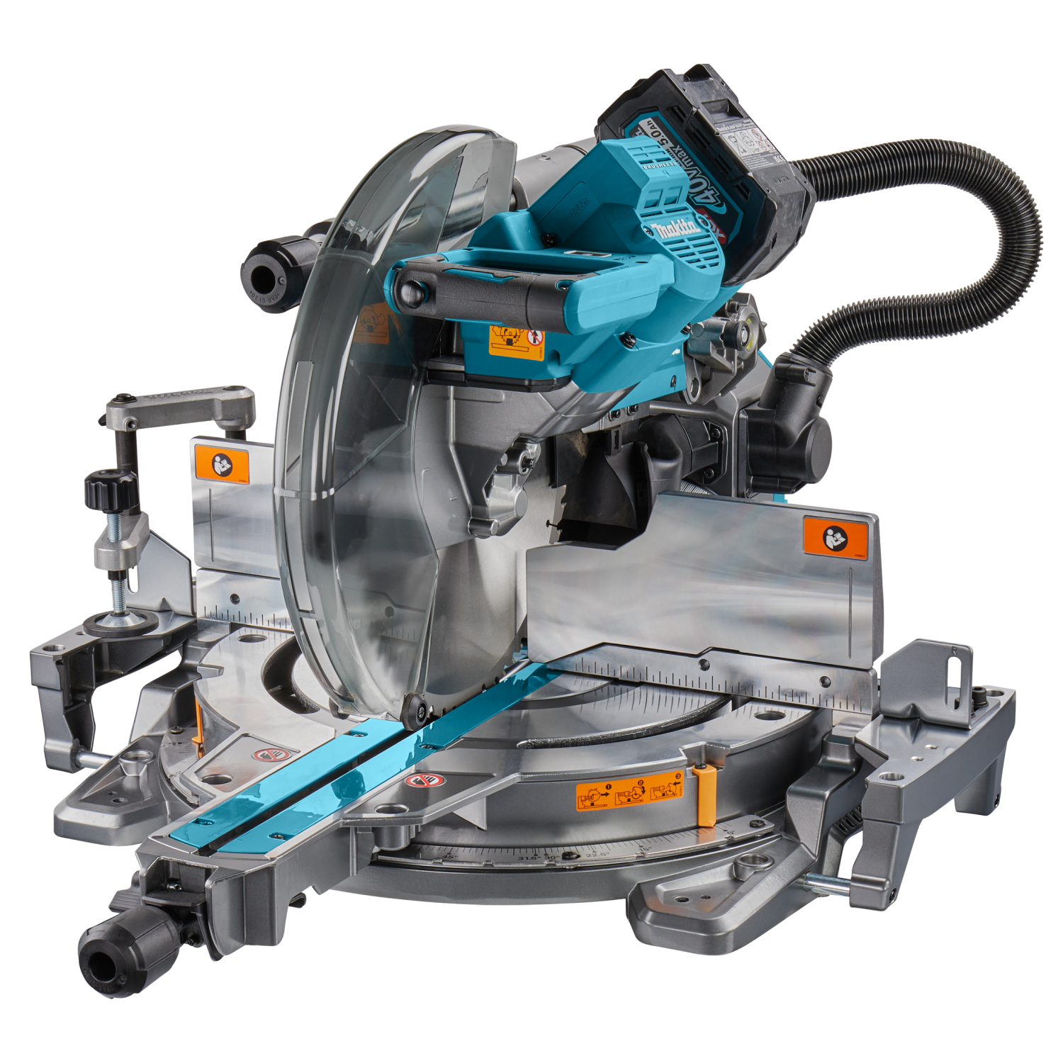 Makita LS004GM102 40V Max Li-Ion accu radiaal afkortzaag (1x 4,0Ah) incl. AWS zender - 260mm-image