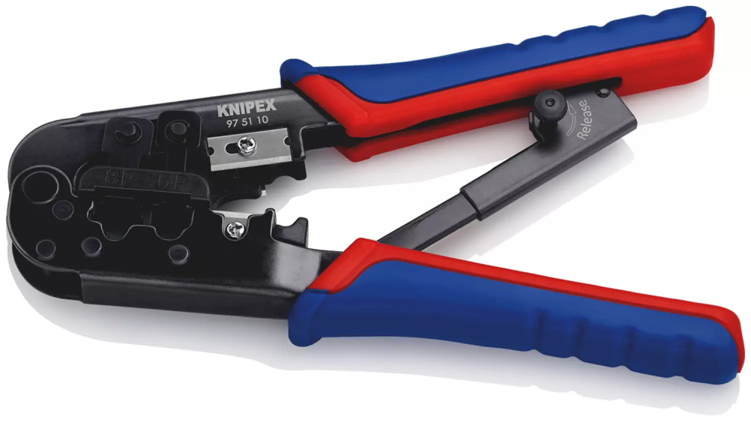 Knipex 975110 Krimptang voor Westernstekkers - 190mm-image