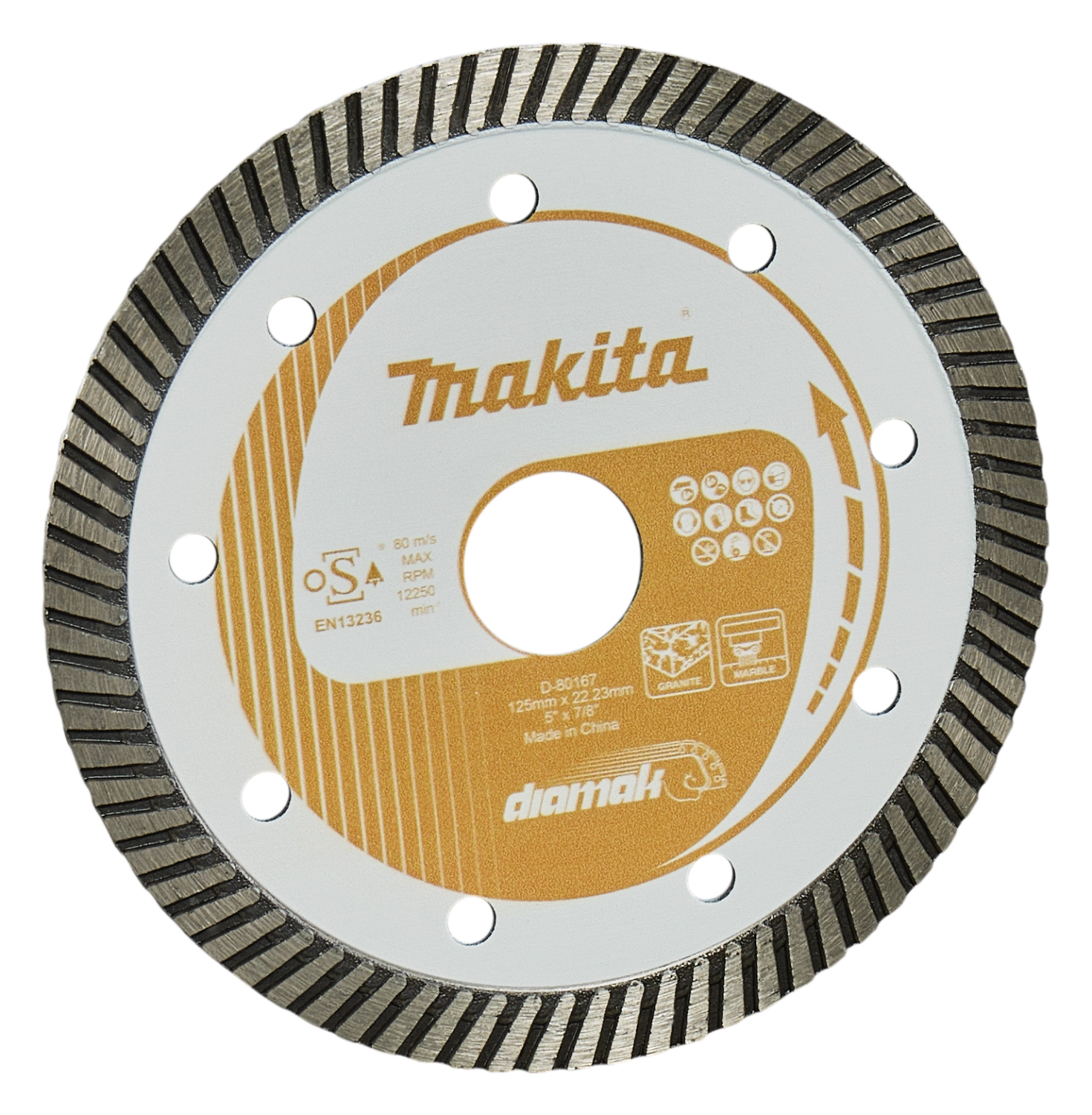 Makita D-80167 Diamantschijf - 125 mm - 22,23 mm-image