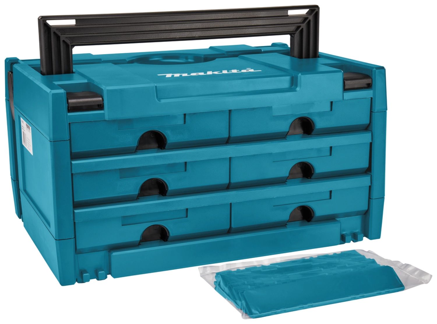 Makita P -84333 Makstor Coffret de transport nr. 3-6 - 395 x 295 x 215 mm - 6 tiroirs-image