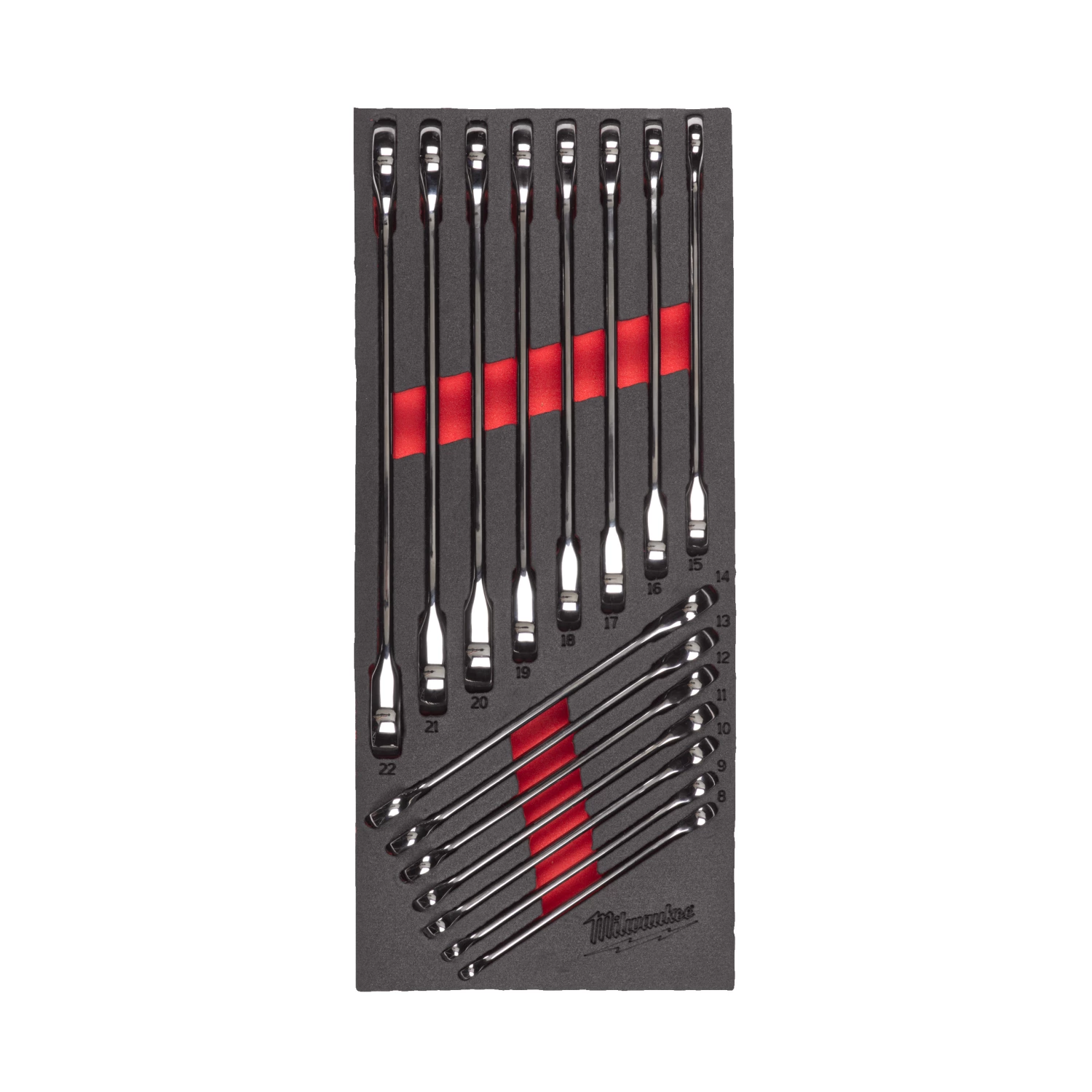 Milwaukee 4932479828 Jeu de clés pour anneaux incrustés de mousse MAXBITE™-image