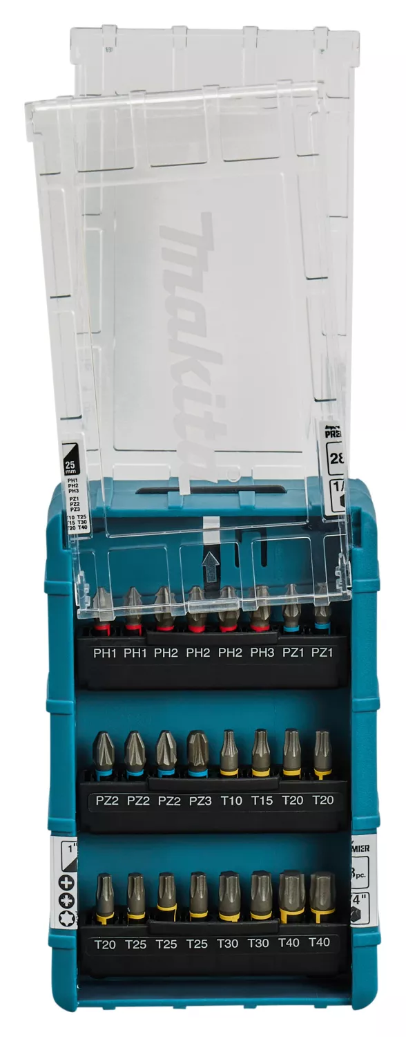 Makita E-25068 Jeu de 28 embouts pour vis à impact - Impact Premier-image