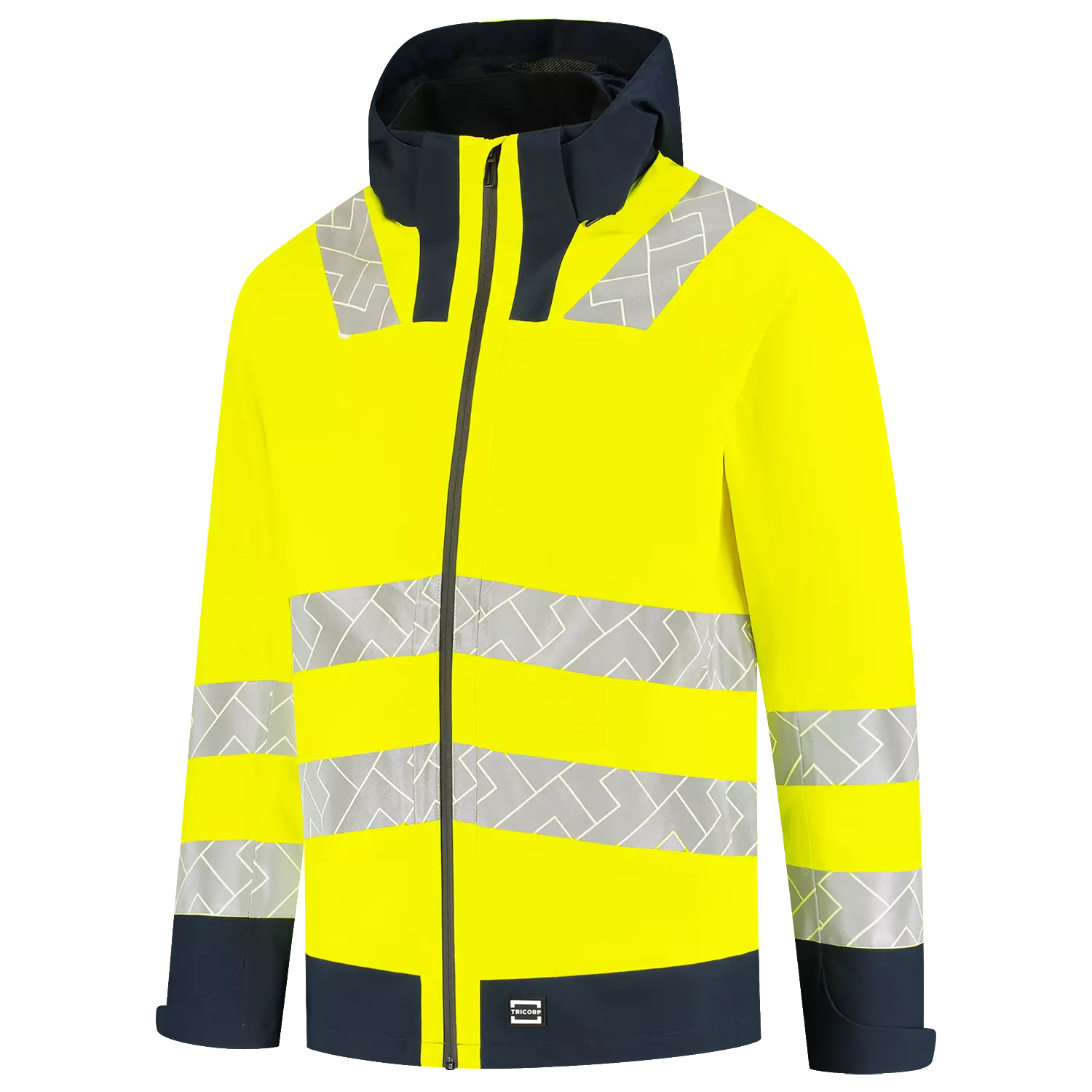 Tricorp 406108 Regenjas Techshell High Vis Redefined - FluoryellowInk - L-image