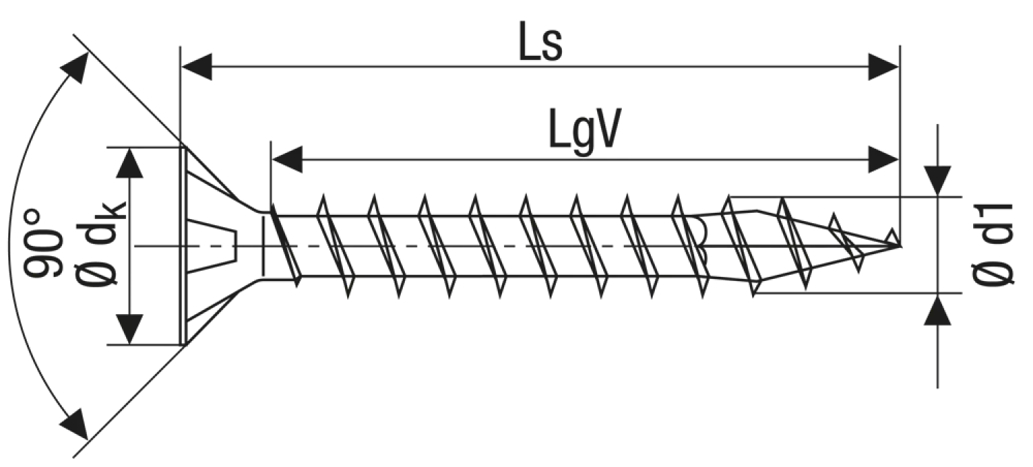 SPAX Universele schroeven verzonken kop - voldraad - Z2 - 4.0x50 mm (200st)-image