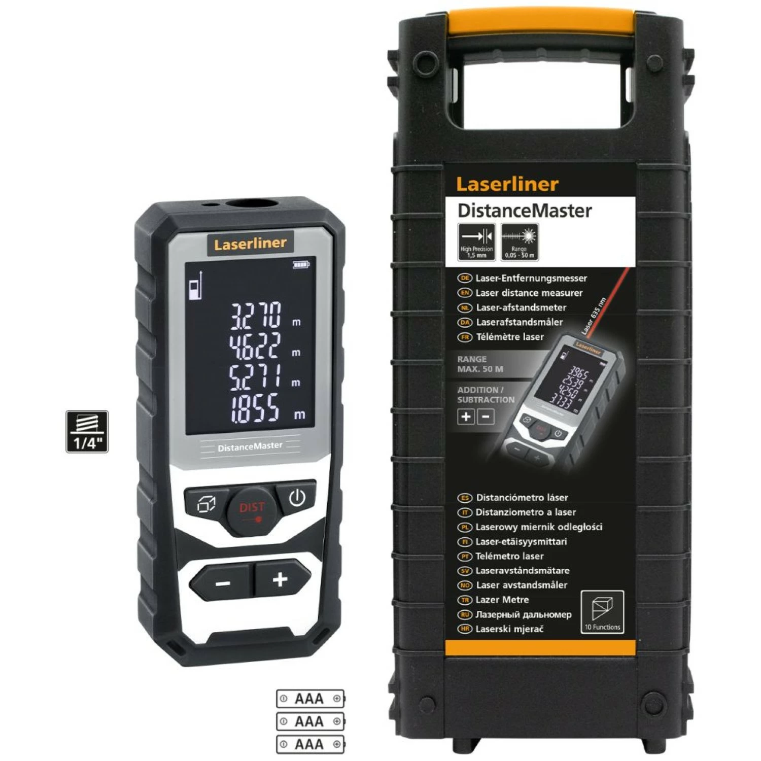 Laserliner DistanceMaster 50 Afstandsmeter - 50m - IP65-image