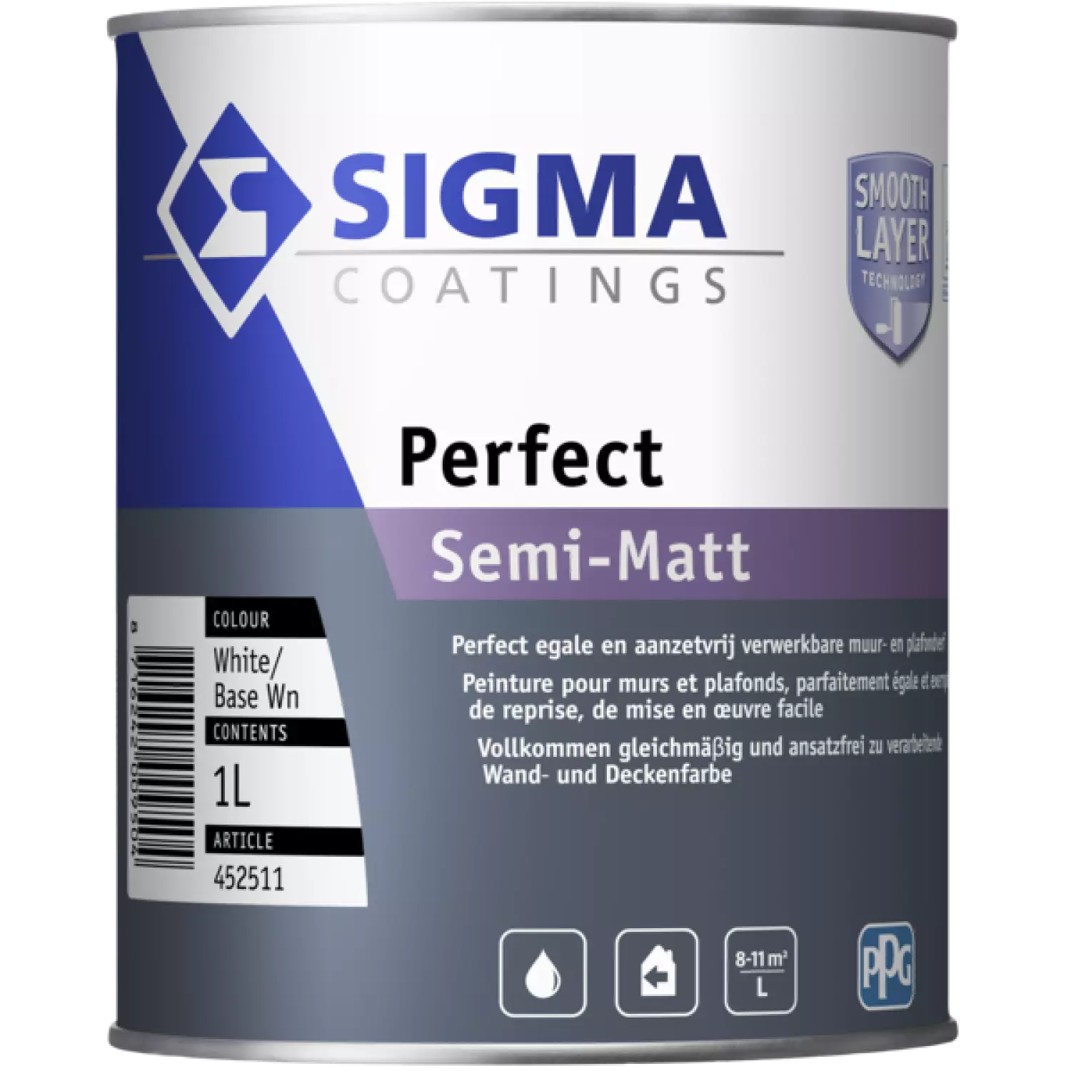 Sigma Perfect Semi-Matt - mélangé en couleur - 1L-image