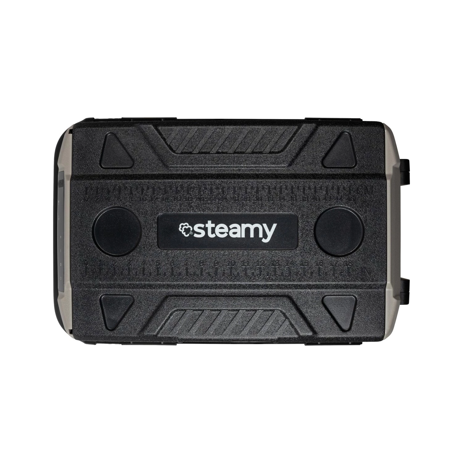 Steamy-E SECZGW61 Glacière à compresseur électrique sur roues Dual Zone - 61L-image