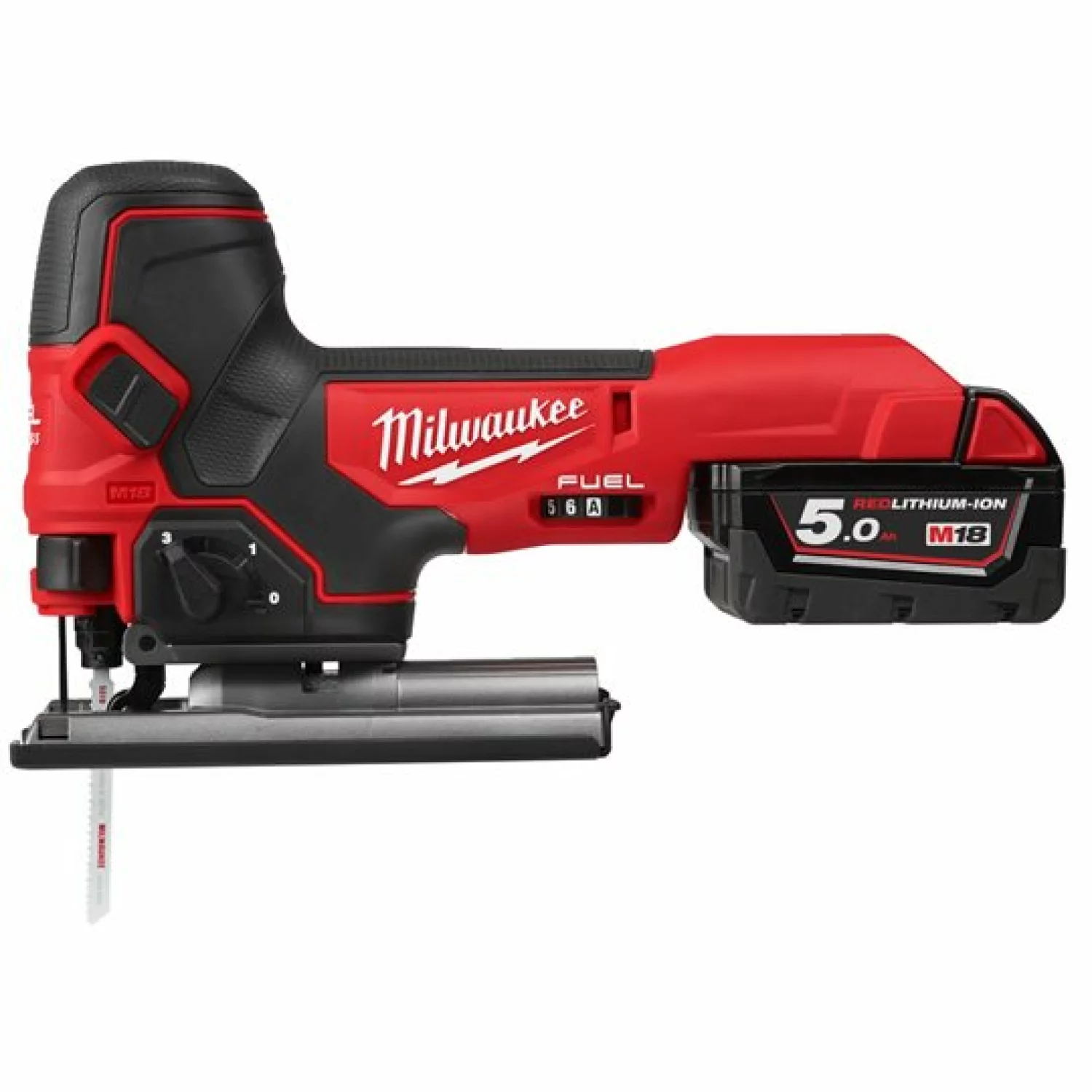 Milwaukee M18 FBJS-502X 18V Li-ion accu decoupeerzaag set (2x 5.0Ah accu) in HD-Box - koolborstelloos-image