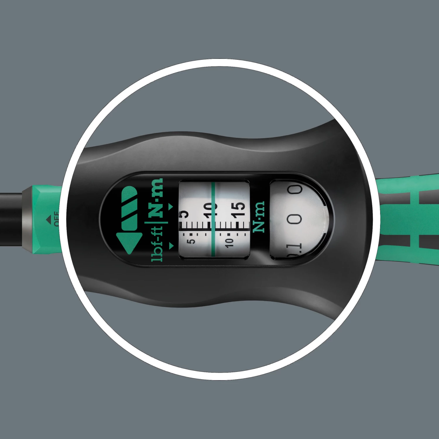 Wera 05075691001 Click-Torque Lock A 6 Clé dynamométrique avec cliquet réversible - 2,5-25 Nm - 1/4 »-image