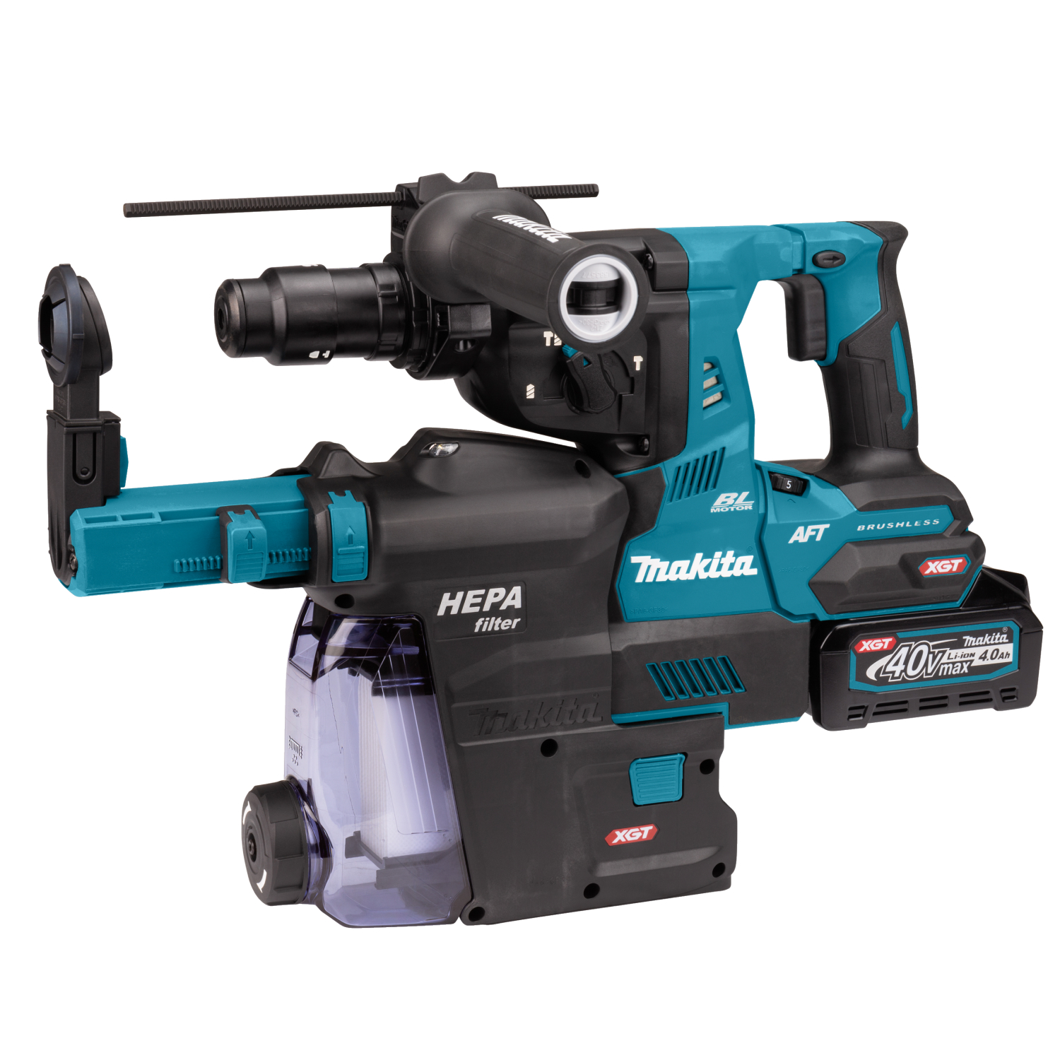 Makita DK0162G601 XGT 40V Max Li-Ion 4-delige accu combiset (2x 4,0Ah) in tas - koolborstelloos-image