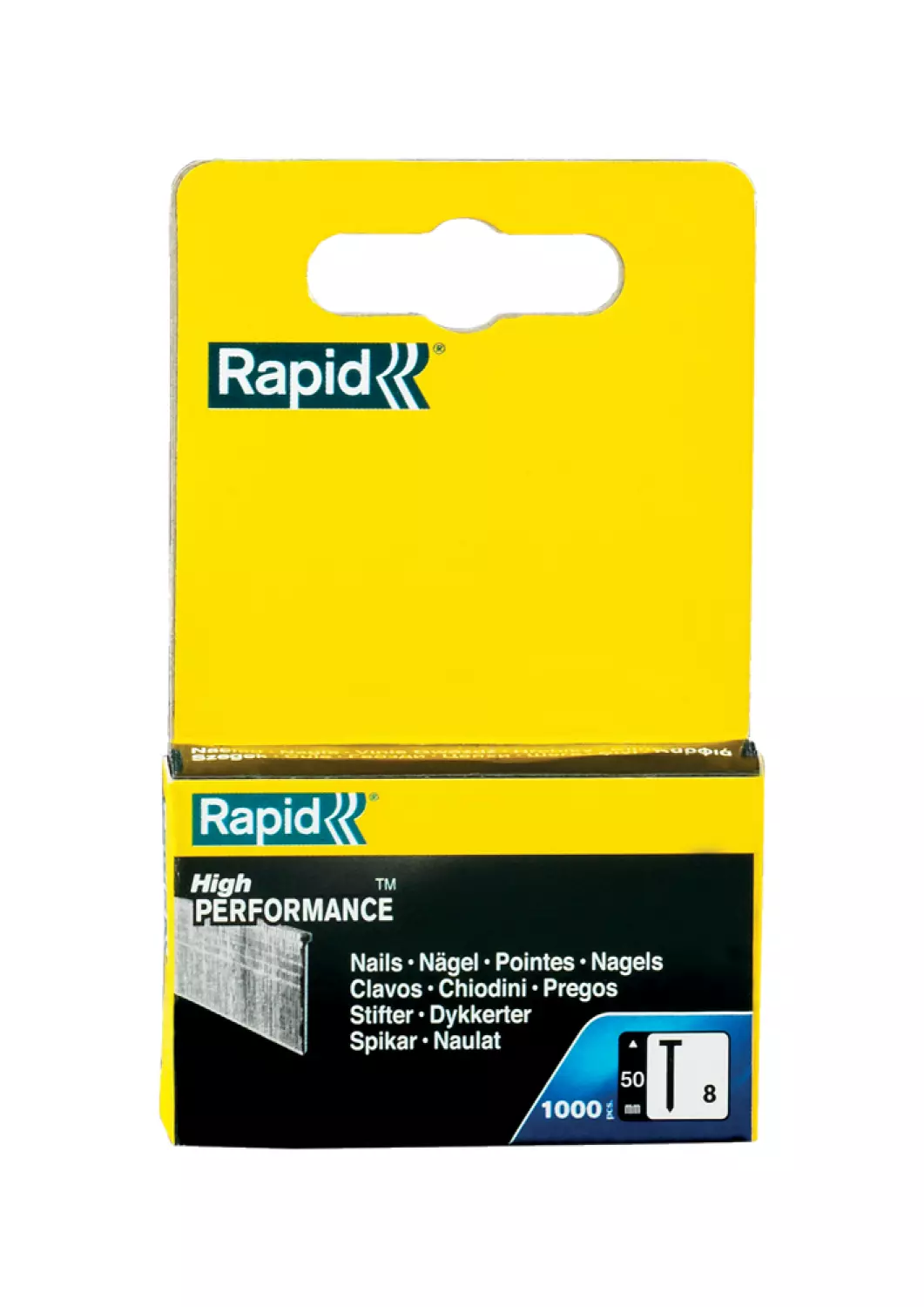 Rapid 40303067 Nagels - No. 8 - RVS - 50mm (1000st)-image