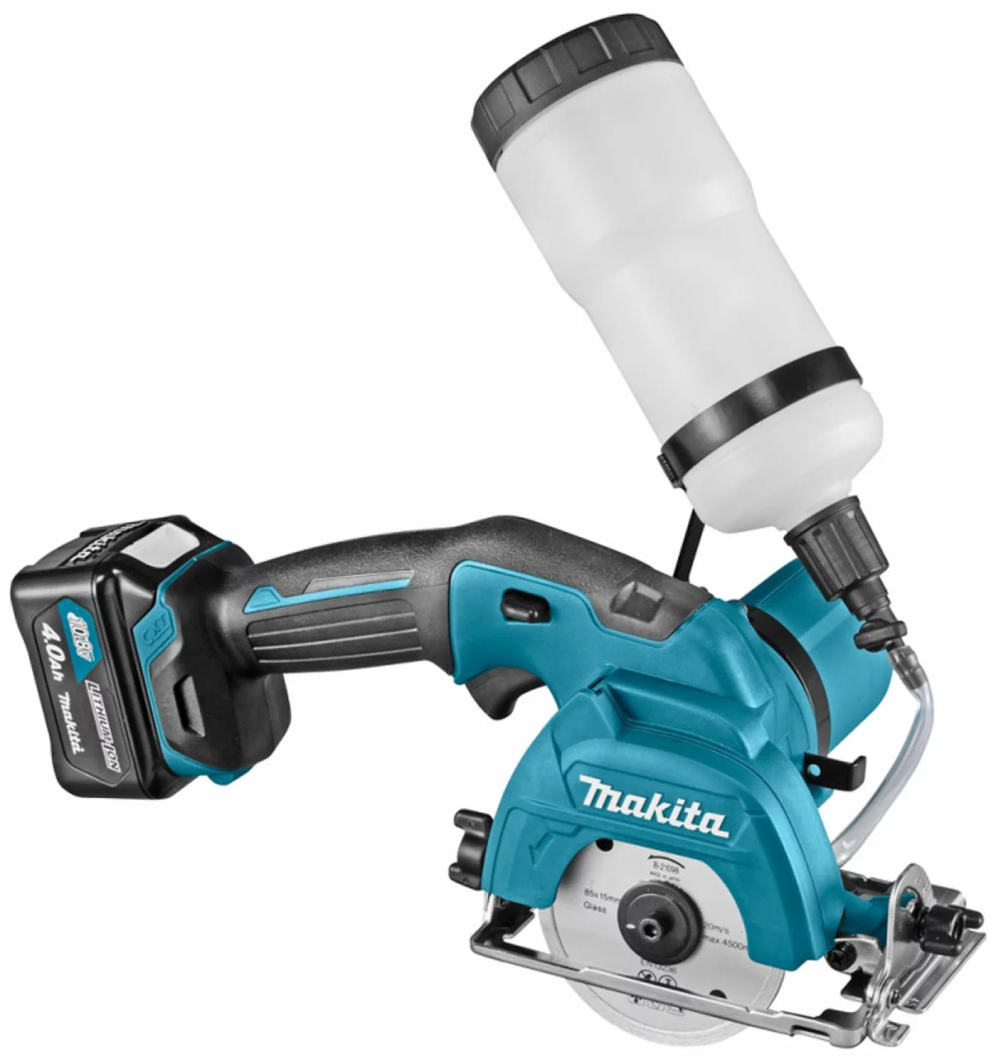 Makita CC301DSMJ 10.8V Li-Ion Schuif accu glas- en tegelsnijder set (2x 4.0Ah accu) in Mbox - 85mm-image