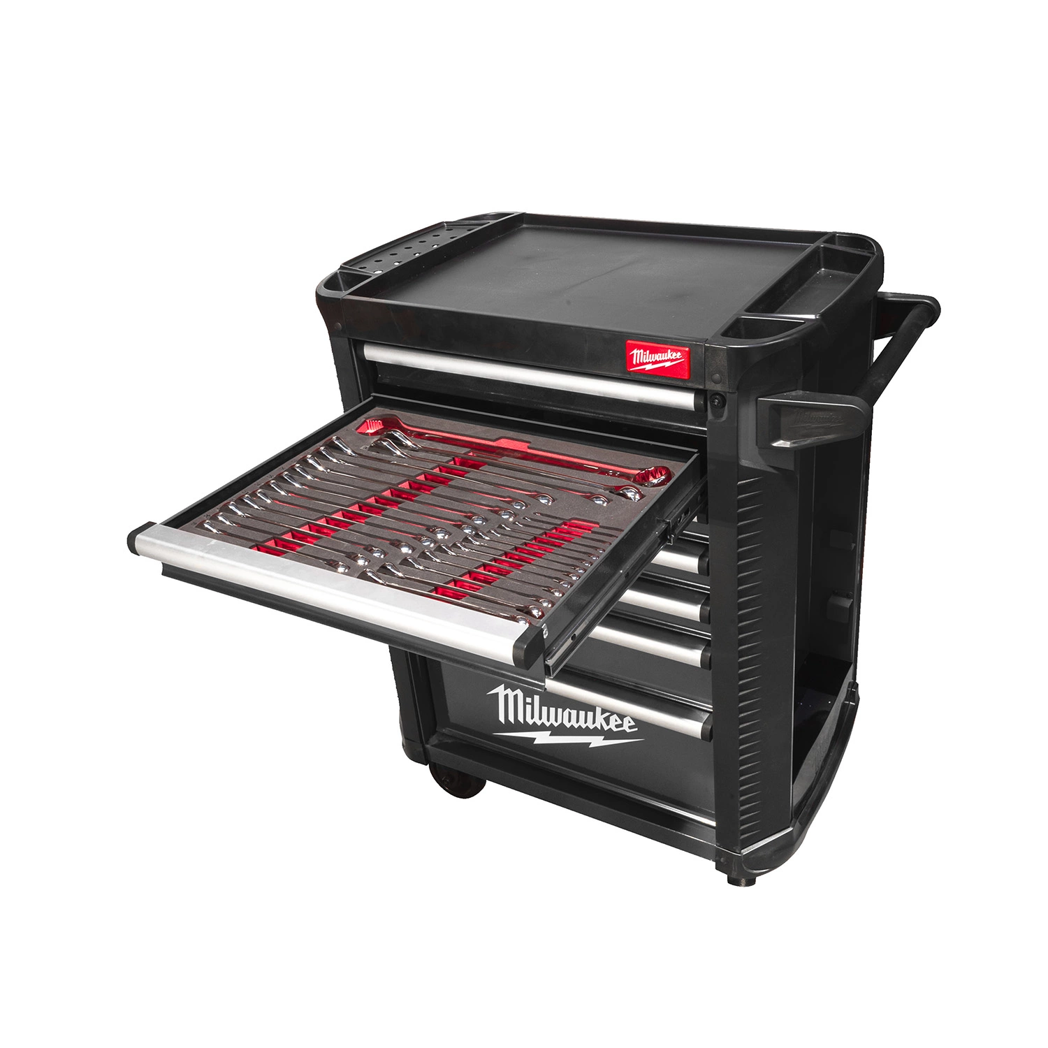 Milwaukee 4932500744 TOOLGUARD™ Stalen Gereedschapswagen gevuld - 206-delig - 7 laden - 30" / 78 cm-image