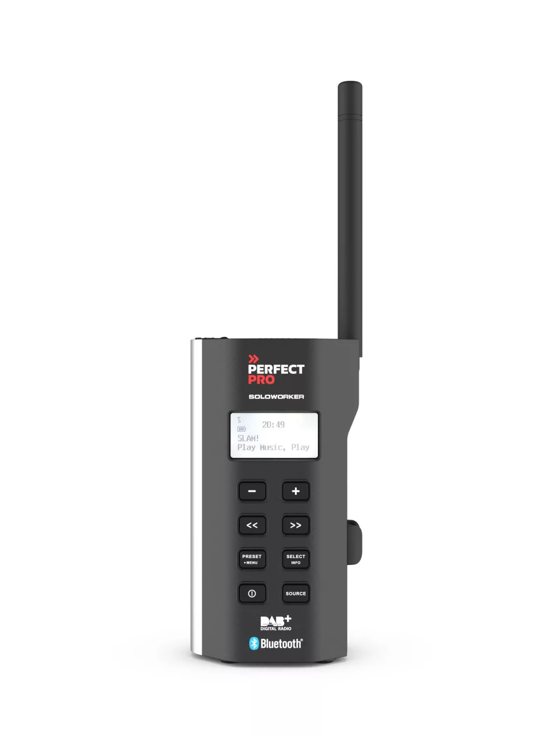 PerfectPro SW3 Soloworker BT accu Bouwradio - FM RDS / DAB+ - AUX-in - bluetooth - werkt op netstroom en lithium accu-image