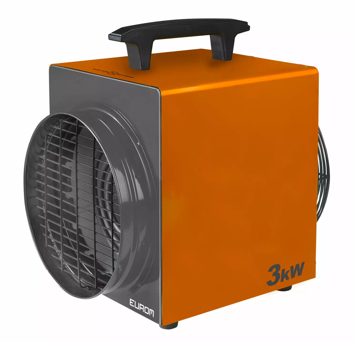 EUROM Heat-Duct-Pro 3.3 kW Elektrische werkplaatskachel met thermostaat - 3300W - 389m3/u-image