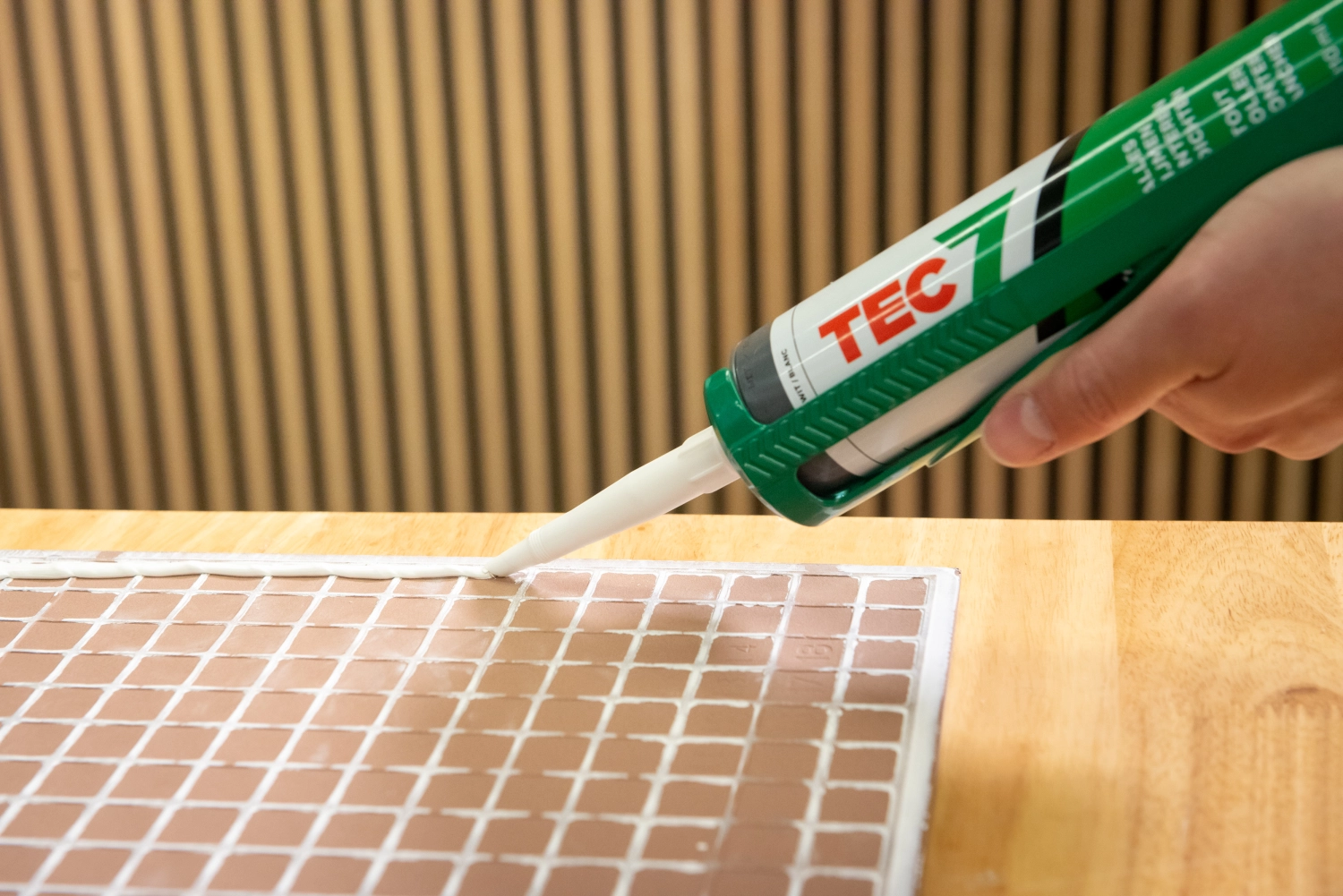 TEC7 Mastic de montage - Blanc - Cartouche - 310 ml (10 cartouches + 2 offertes)