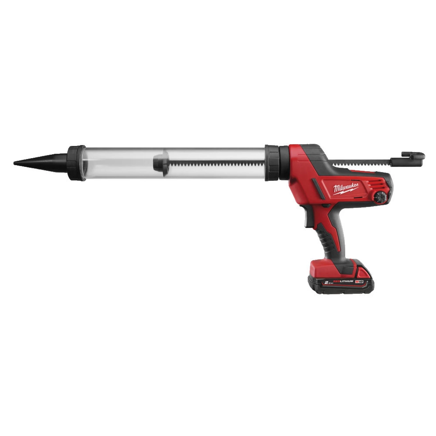 Milwaukee C18 PCG/600T-201B Li-Ion pistolet à colle / mastic avec porte-cartouche - 18V-image