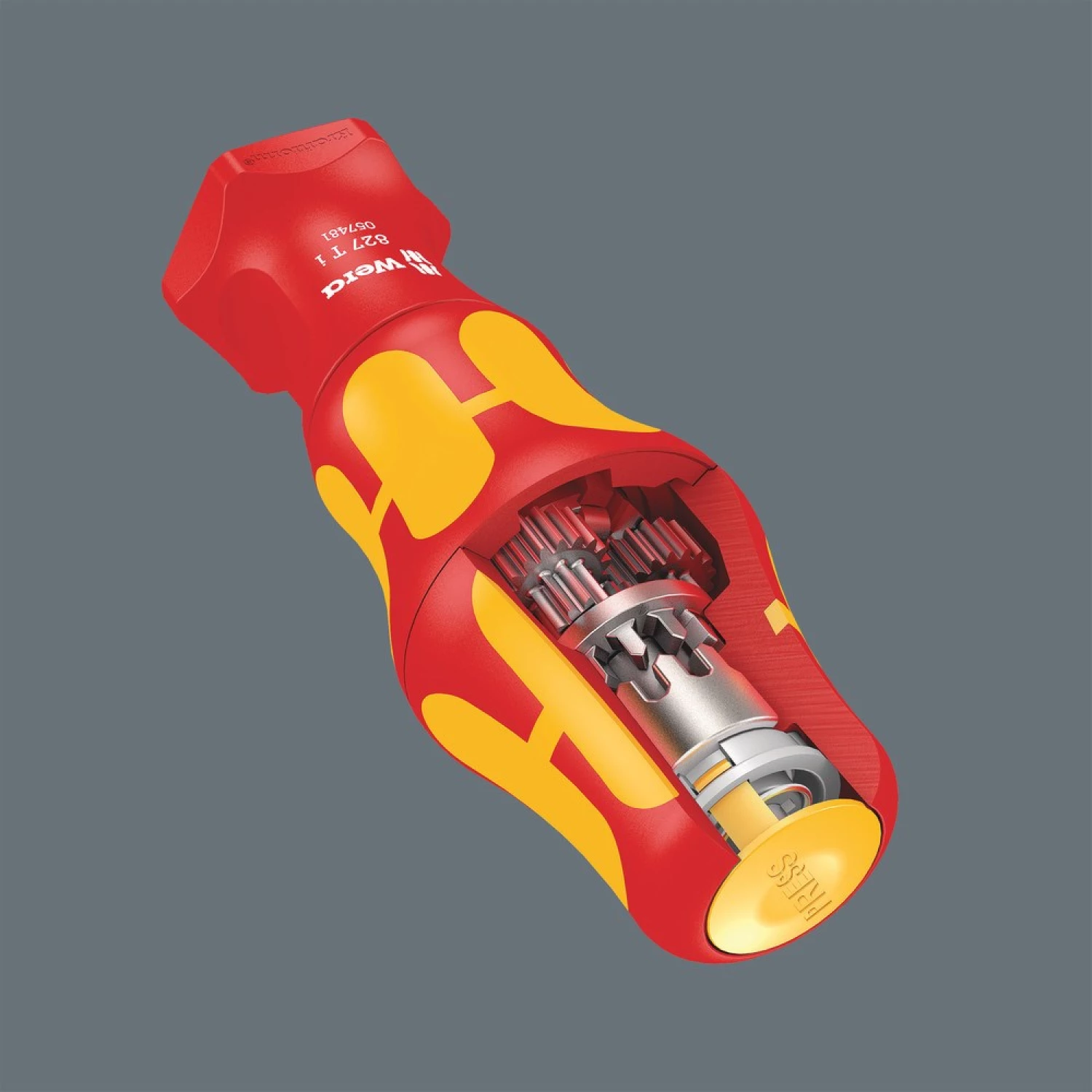 Wera 05006641001 16 pièces Kraftform Kompakt Turbo i Imperial 1 Tool Finder Jeu de lames interchangeables dans un étui-image