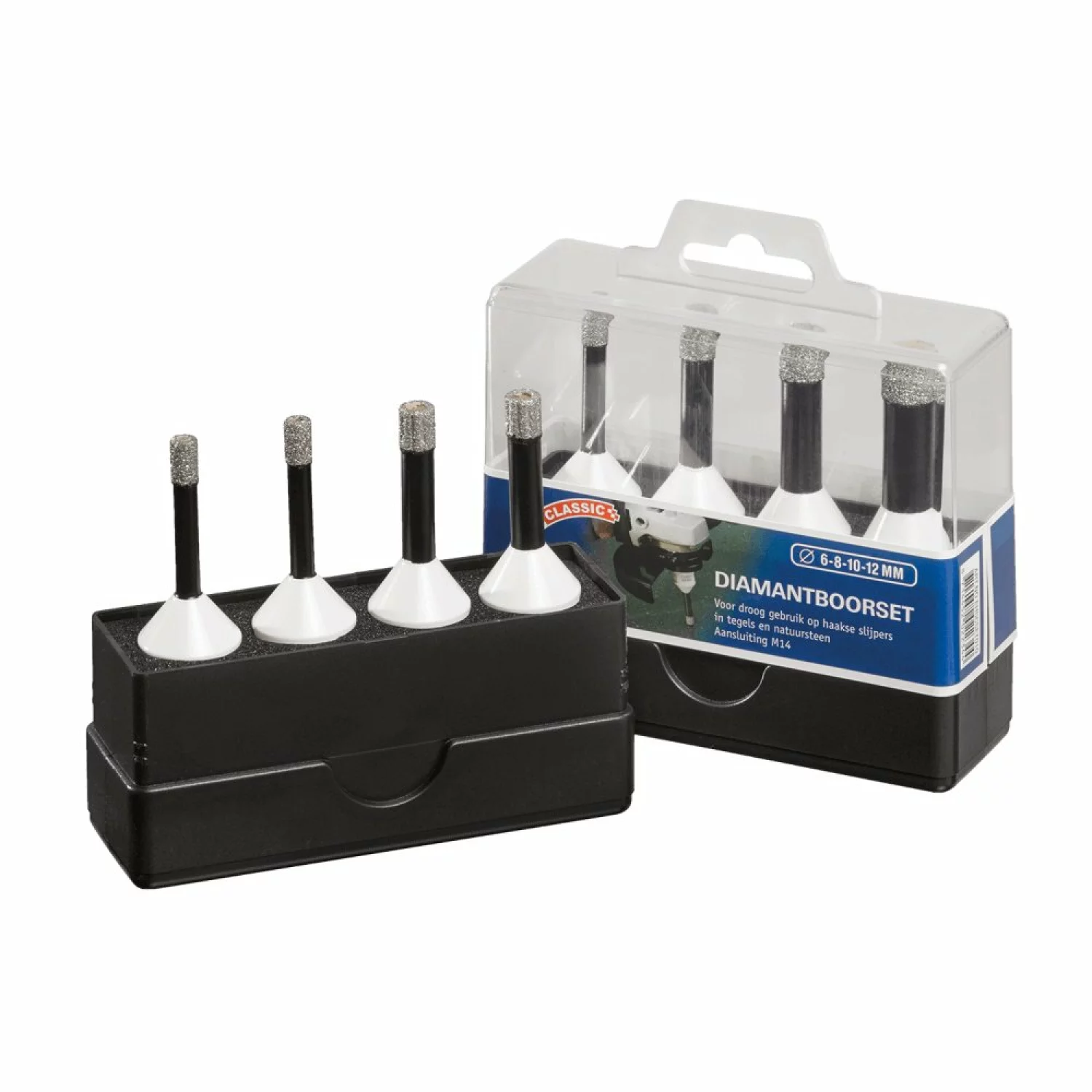 Carat EHSCSET020 Diamantboorset EHSC classic voor tegels - droogboren - 6/6/8/8mm M14-image