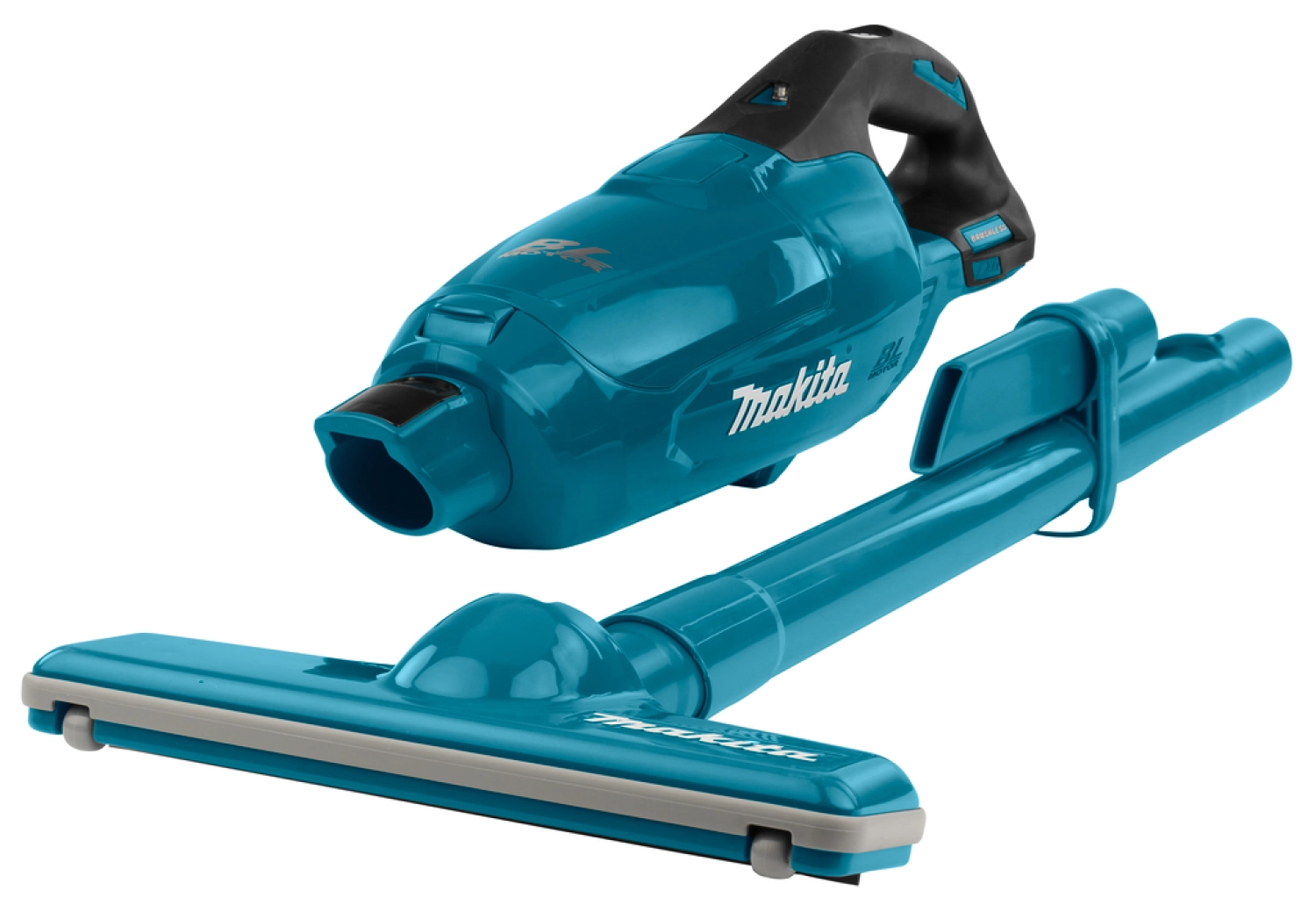 Makita DCL282FRT 18V Li-Ion accu steelstofzuiger blauw set (1x 5,0Ah) - 0,5L - koolborstelloos-image