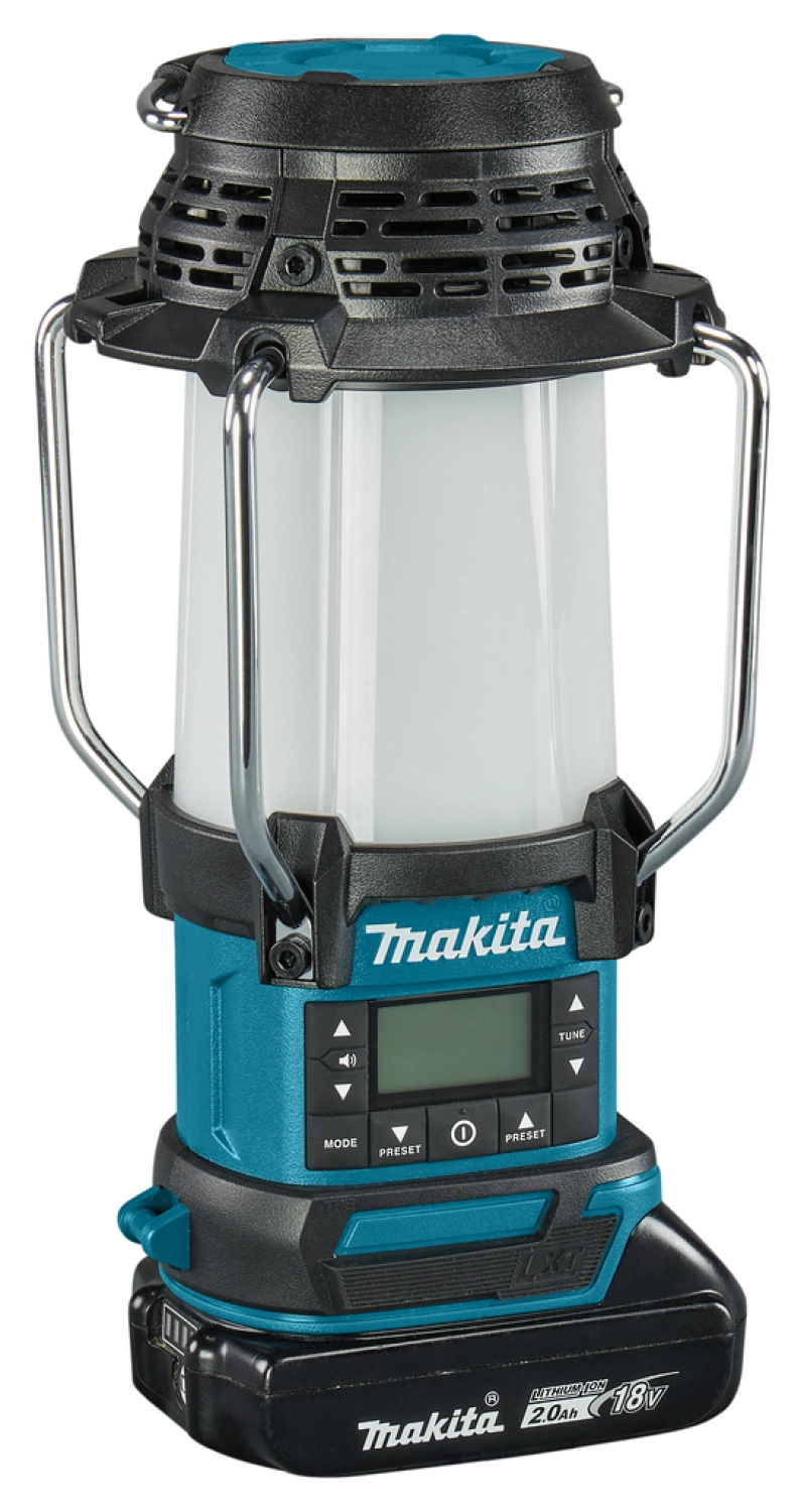 Makita DMR055 Lampe de camping sans-fil - LXT 14,4-18V Li-ion - avec radio - Machine seule-image