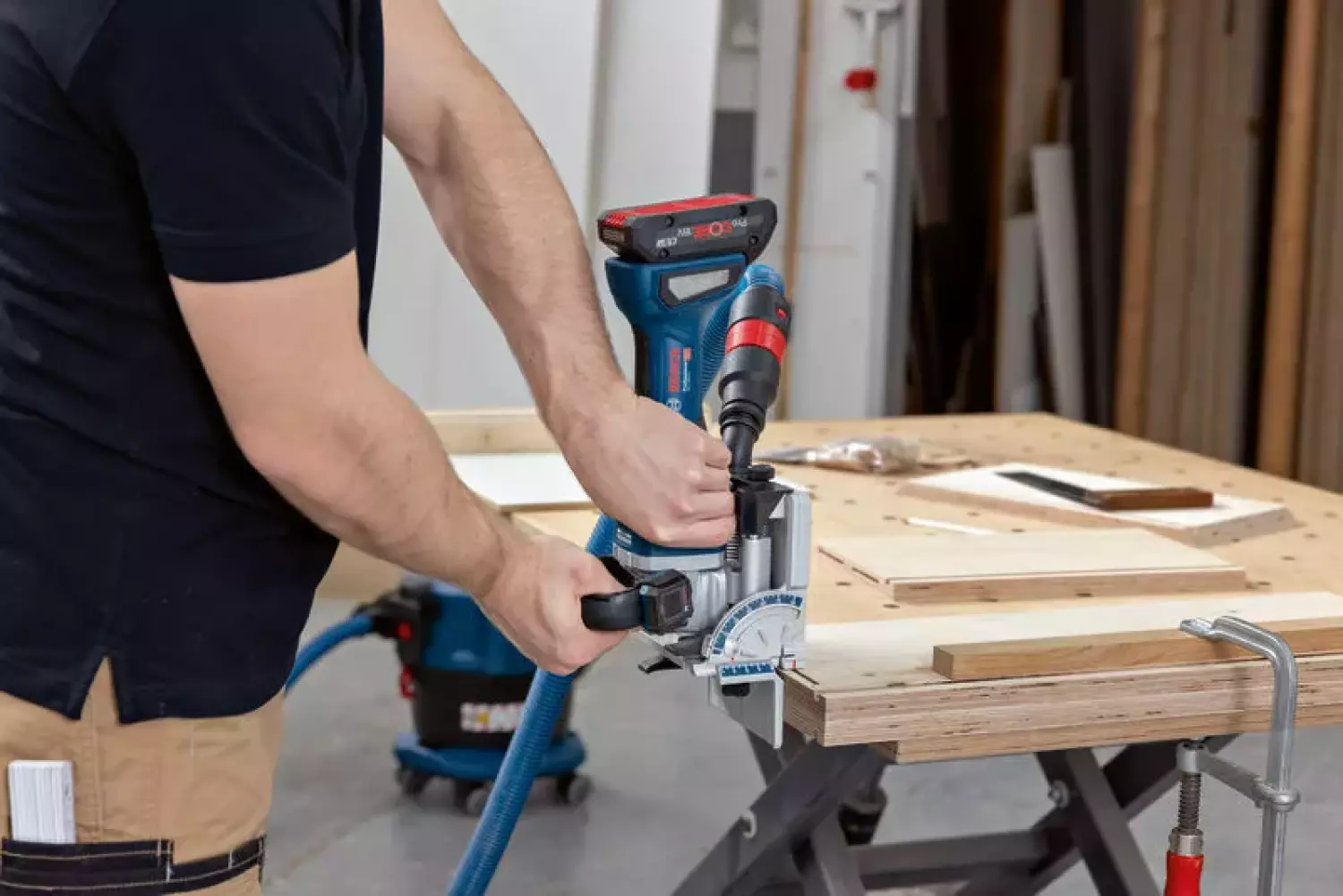 Bosch GFF 18V-22 18V accu Lamellenfrees body in L-boxx-image